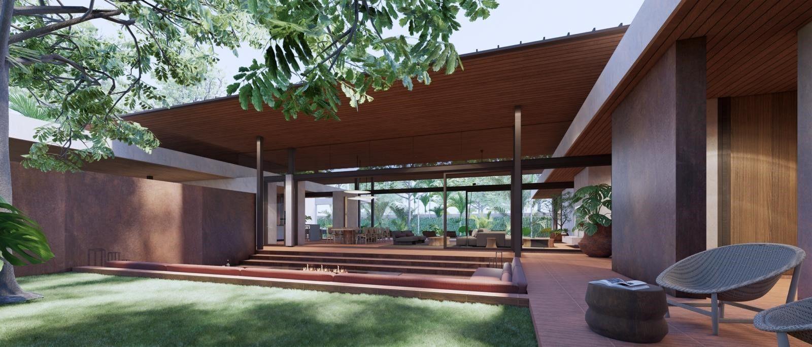 Interior view of Luxurious 5 Bedroom Private Pool Villas at Tierra Quatro - Pru Jampa Valley, Phuket