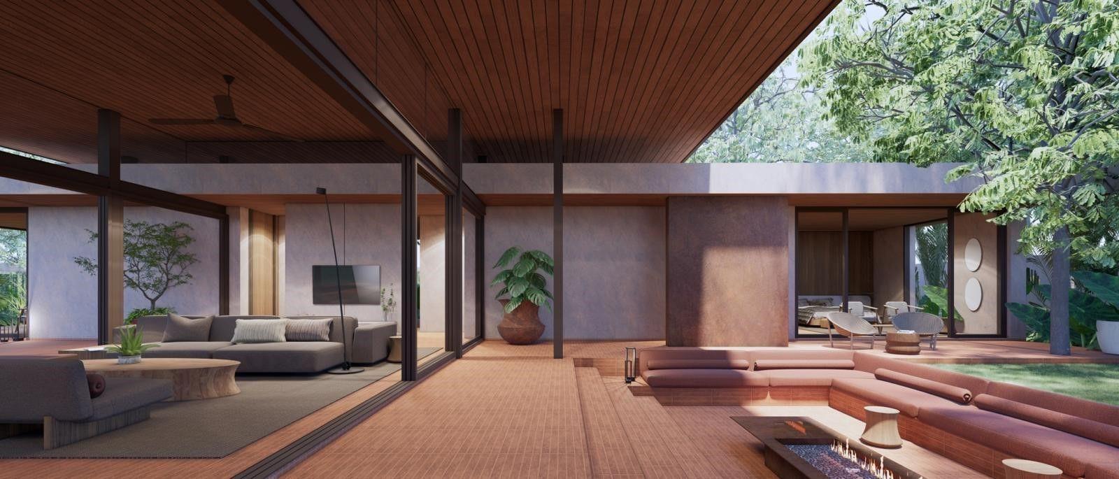 Interior view of Luxurious 5 Bedroom Private Pool Villas at Tierra Quatro - Pru Jampa Valley, Phuket