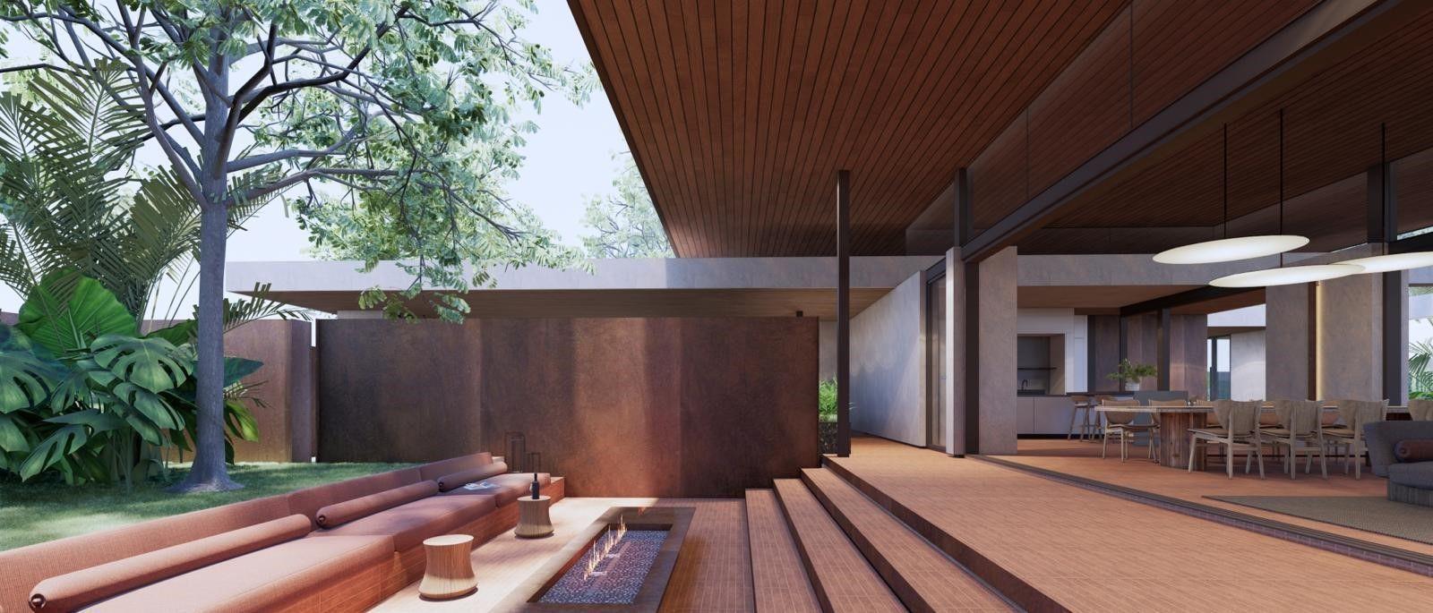 Interior view of Luxurious 5 Bedroom Private Pool Villas at Tierra Quatro - Pru Jampa Valley, Phuket