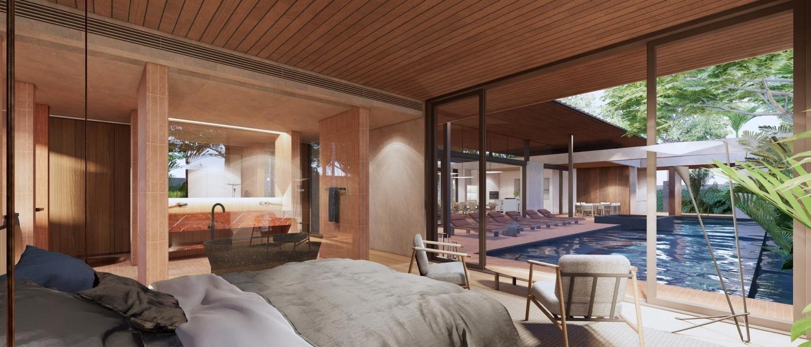 Interior view of Luxurious 5 Bedroom Private Pool Villas at Tierra Quatro - Pru Jampa Valley, Phuket