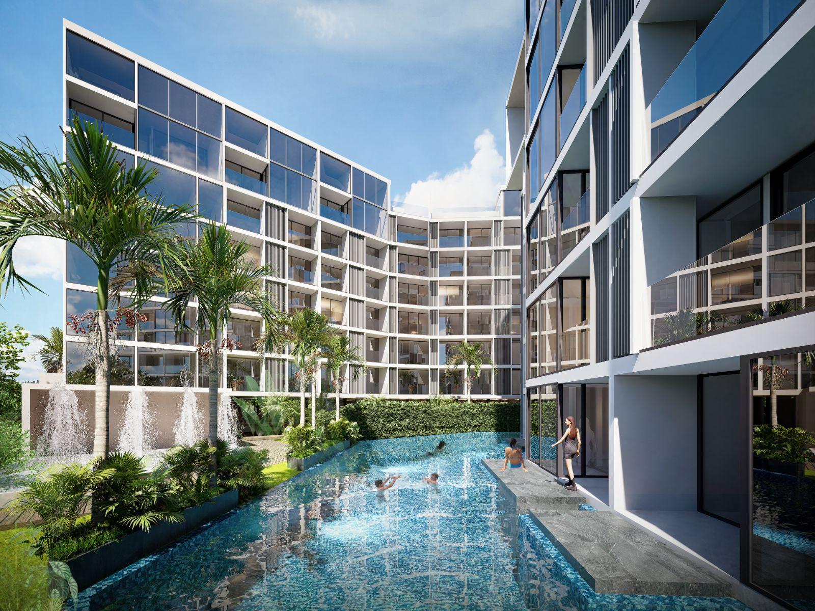 Interior view of 1 Bedroom Apartment for Sale at Next Point Condominium, Rawai
