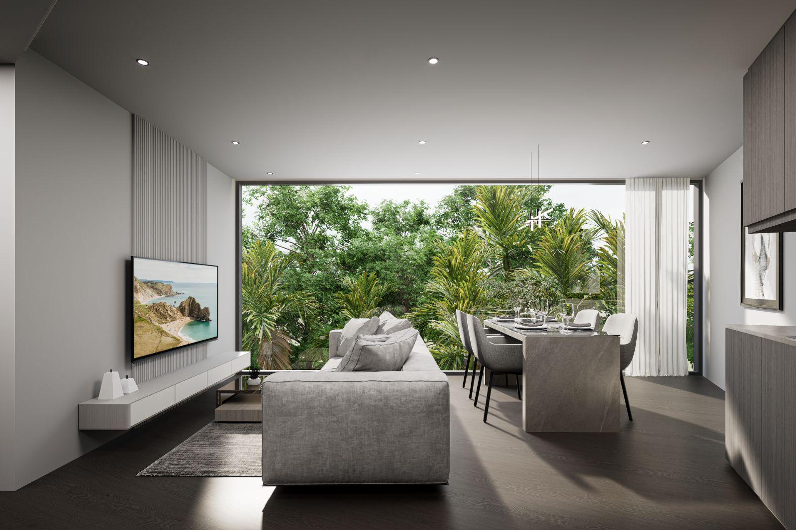 Interior view of 1 Bedroom Apartment for Sale at Next Point Condominium, Rawai