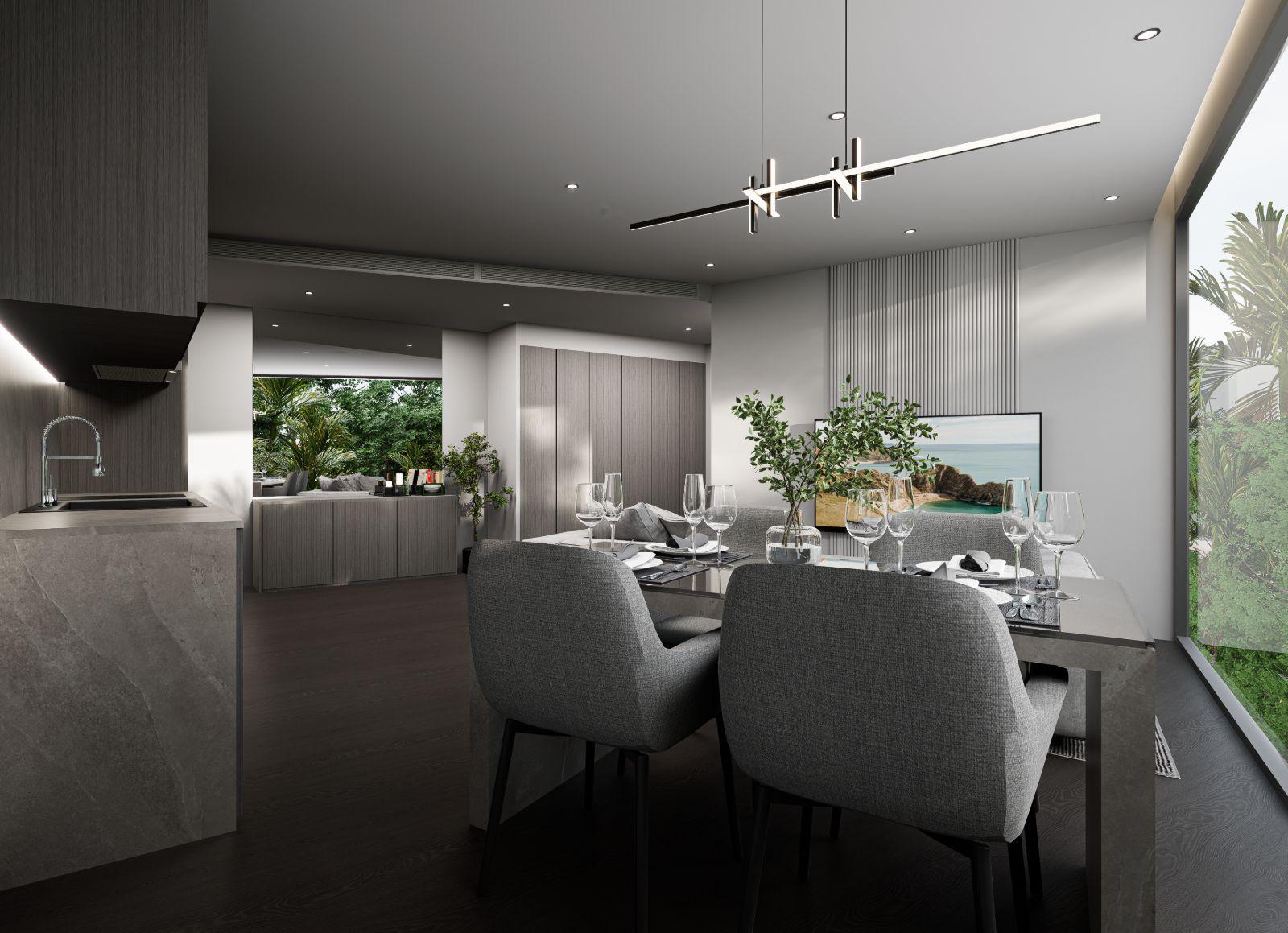 Interior view of 1 Bedroom Apartment for Sale at Next Point Condominium, Rawai