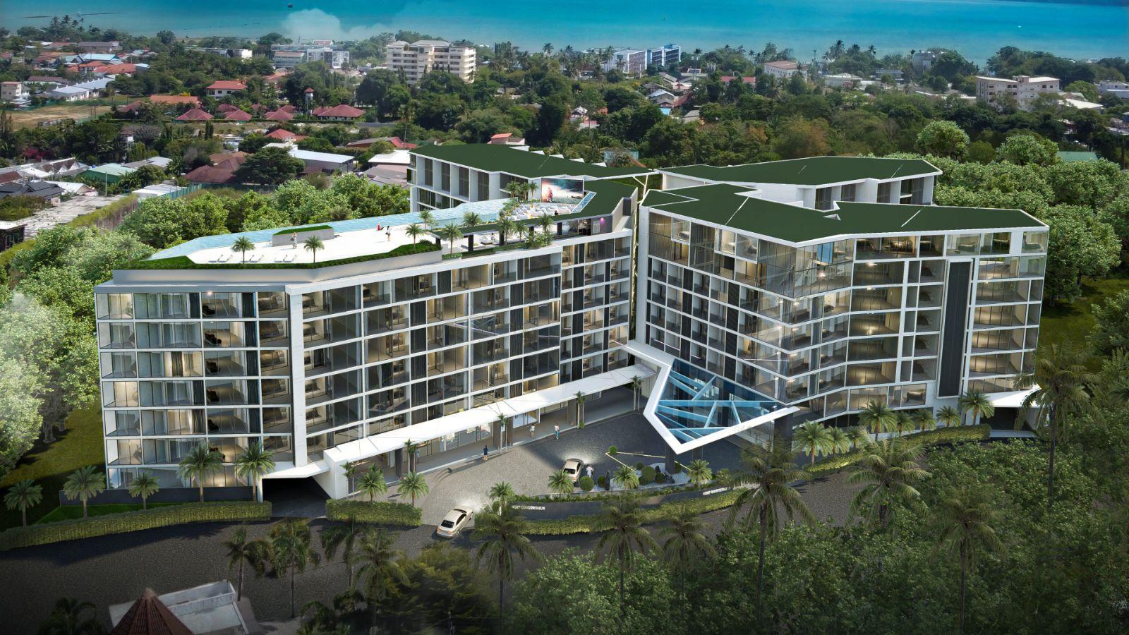 Interior view of 2 Bedroom Apartment for Sale at Next Point Condominium, Rawai