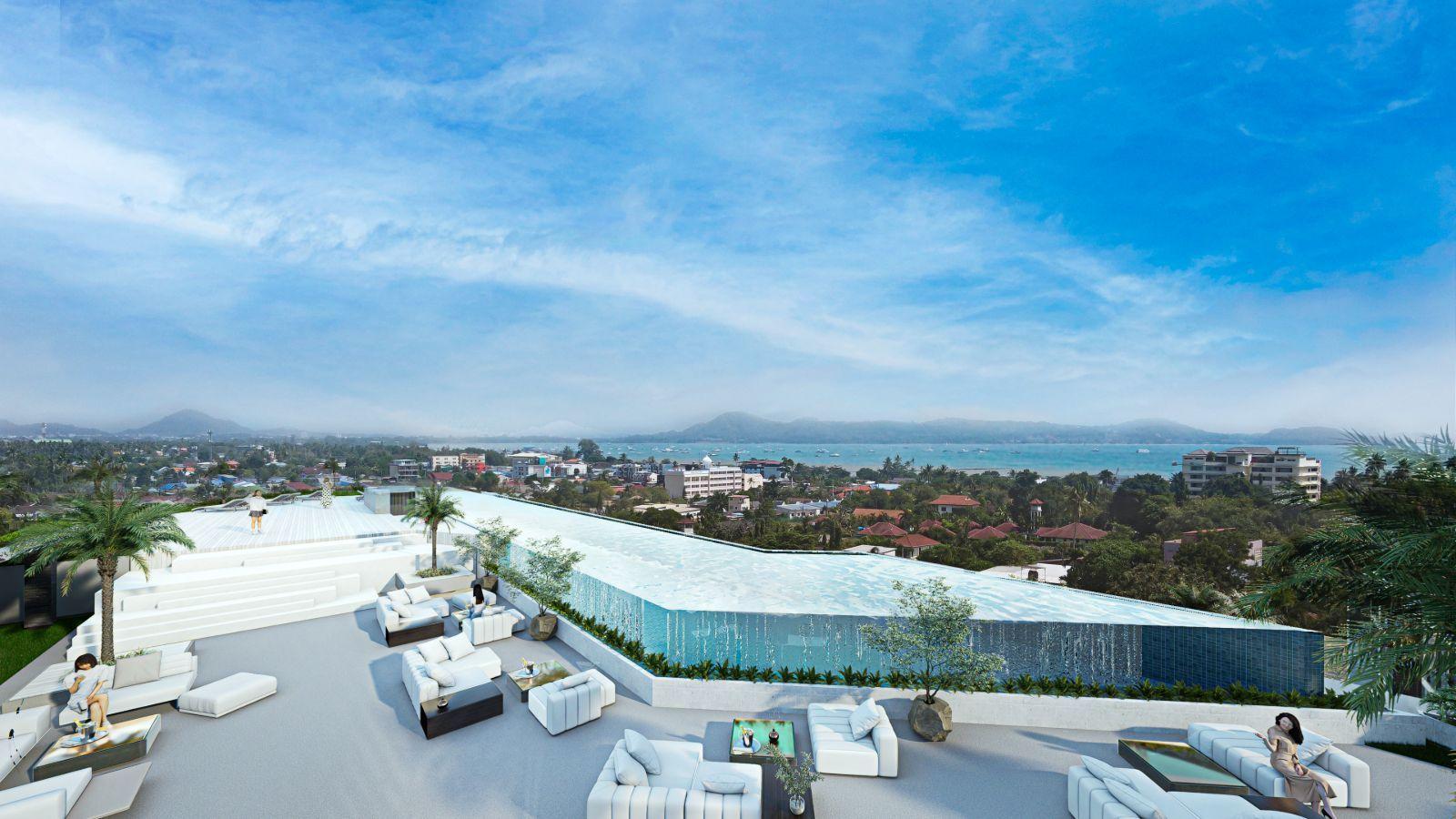 Interior view of 2 Bedroom Apartment for Sale at Next Point Condominium, Rawai