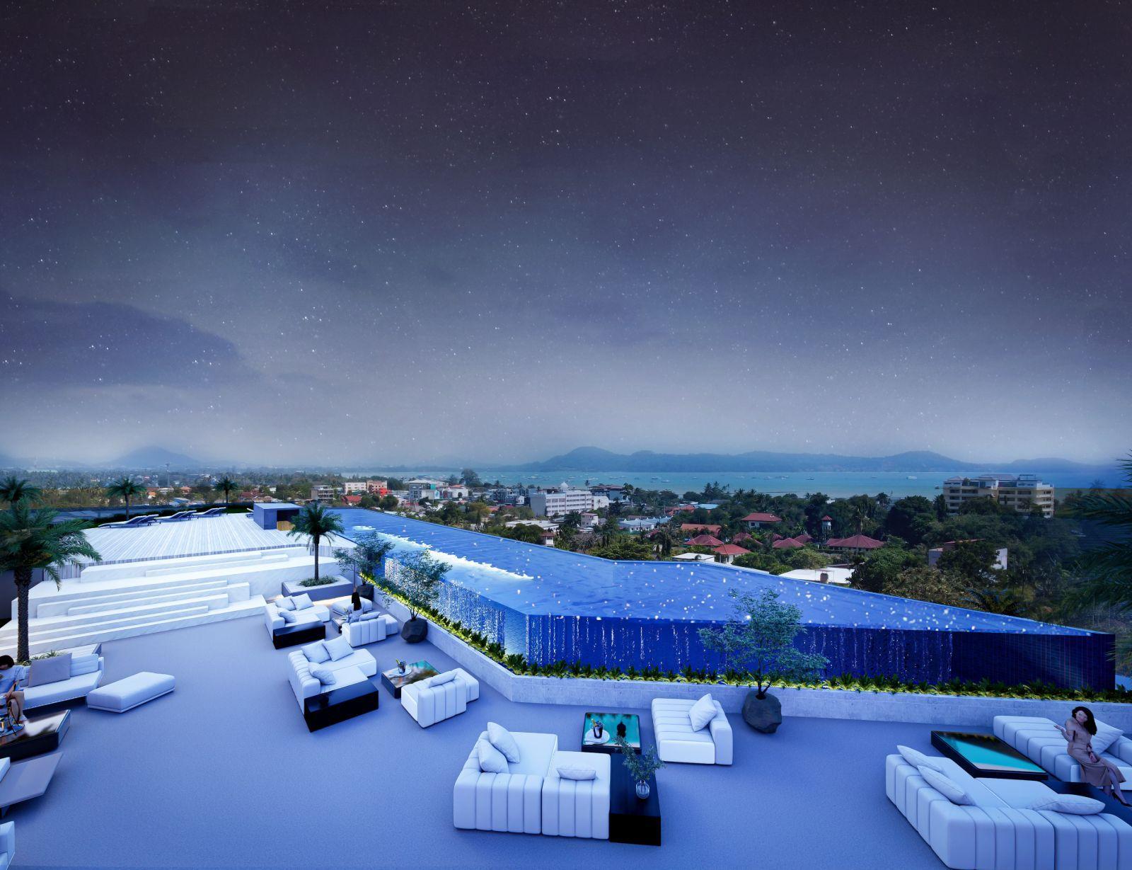 Interior view of 2 Bedroom Apartment for Sale at Next Point Condominium, Rawai