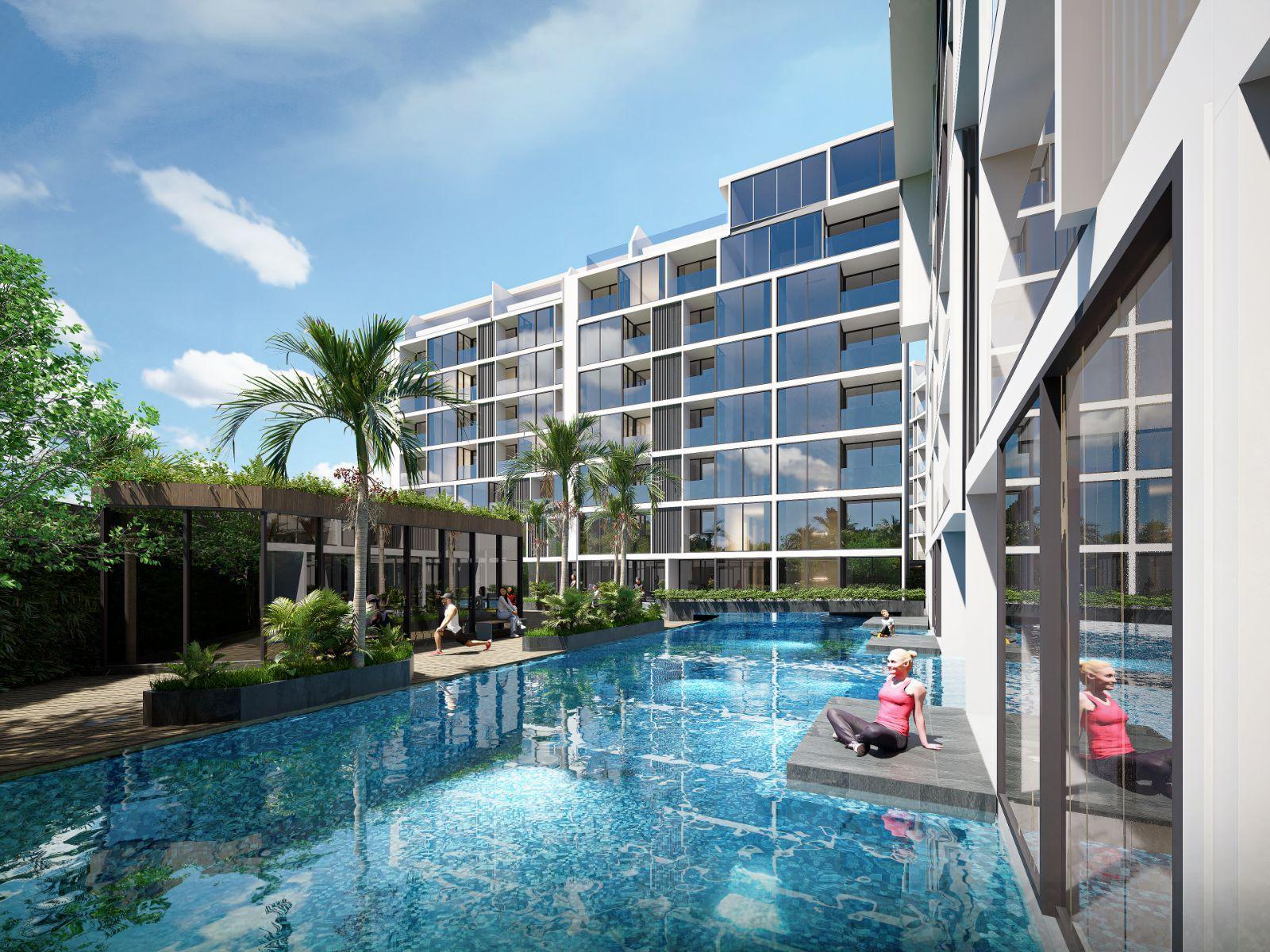Interior view of 3 Bedroom Penthouse Apartment for Sale at Next Point Condominium, Rawai