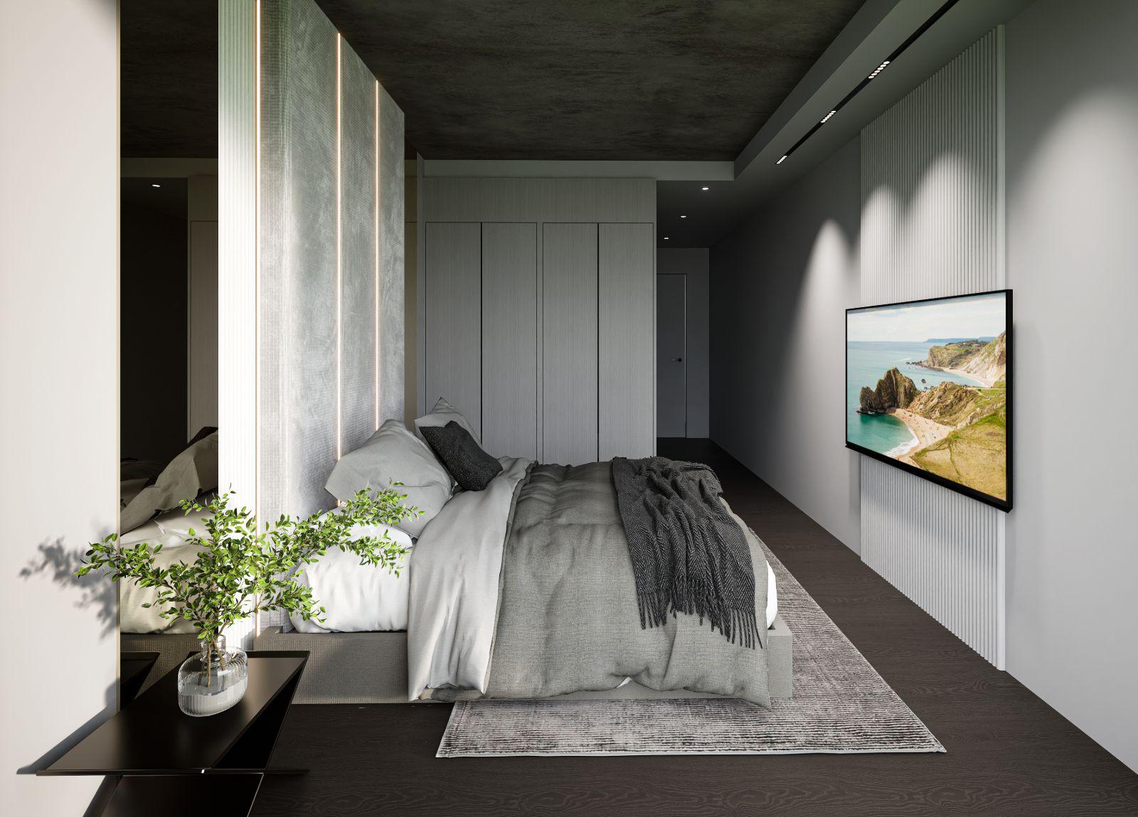 Interior view of 3 Bedroom Penthouse Apartment for Sale at Next Point Condominium, Rawai