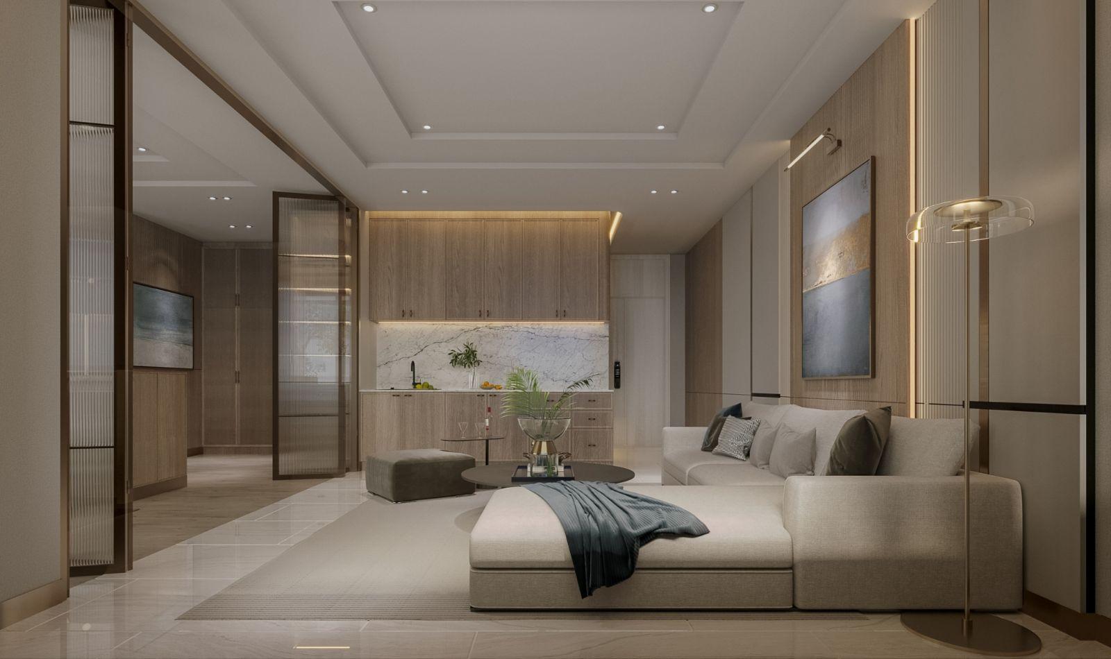 Interior view of Large Luxury 2-Bedroom Abov Patong Condo for Sale