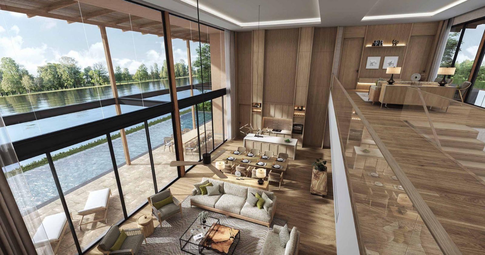 Interior view of 4 Bedroom Lakefront Vana Villa for Sale at Tri Vananda Wellness Community