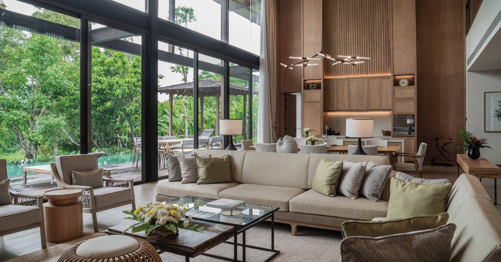 Interior view of 4 Bedroom Lakefront Vana Villa for Sale at Tri Vananda Wellness Community