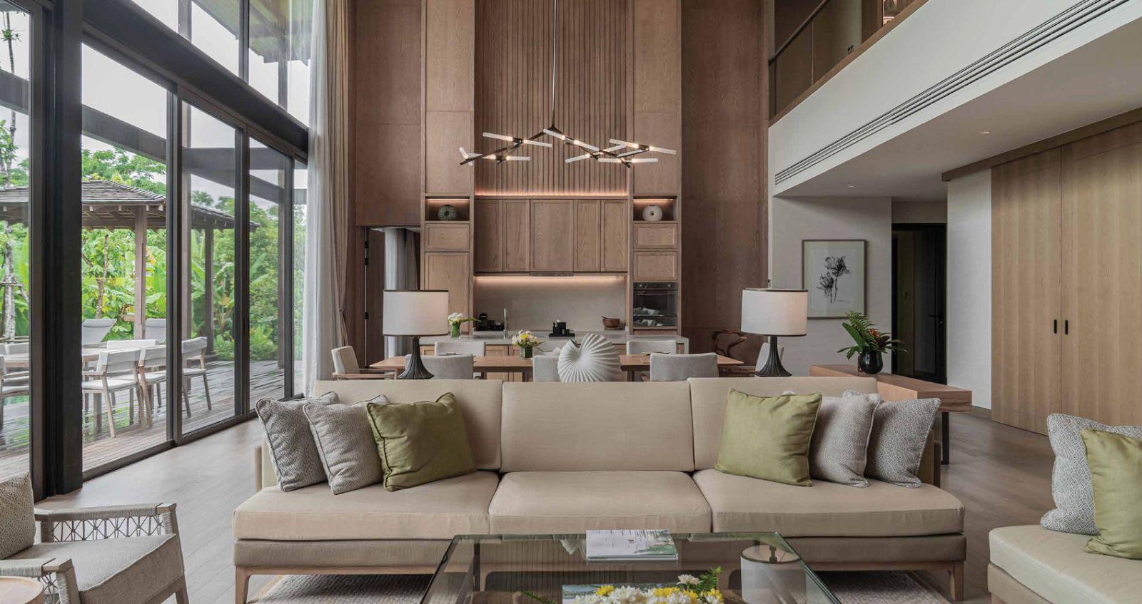 Interior view of 4 Bedroom Lakefront Vana Villa for Sale at Tri Vananda Wellness Community