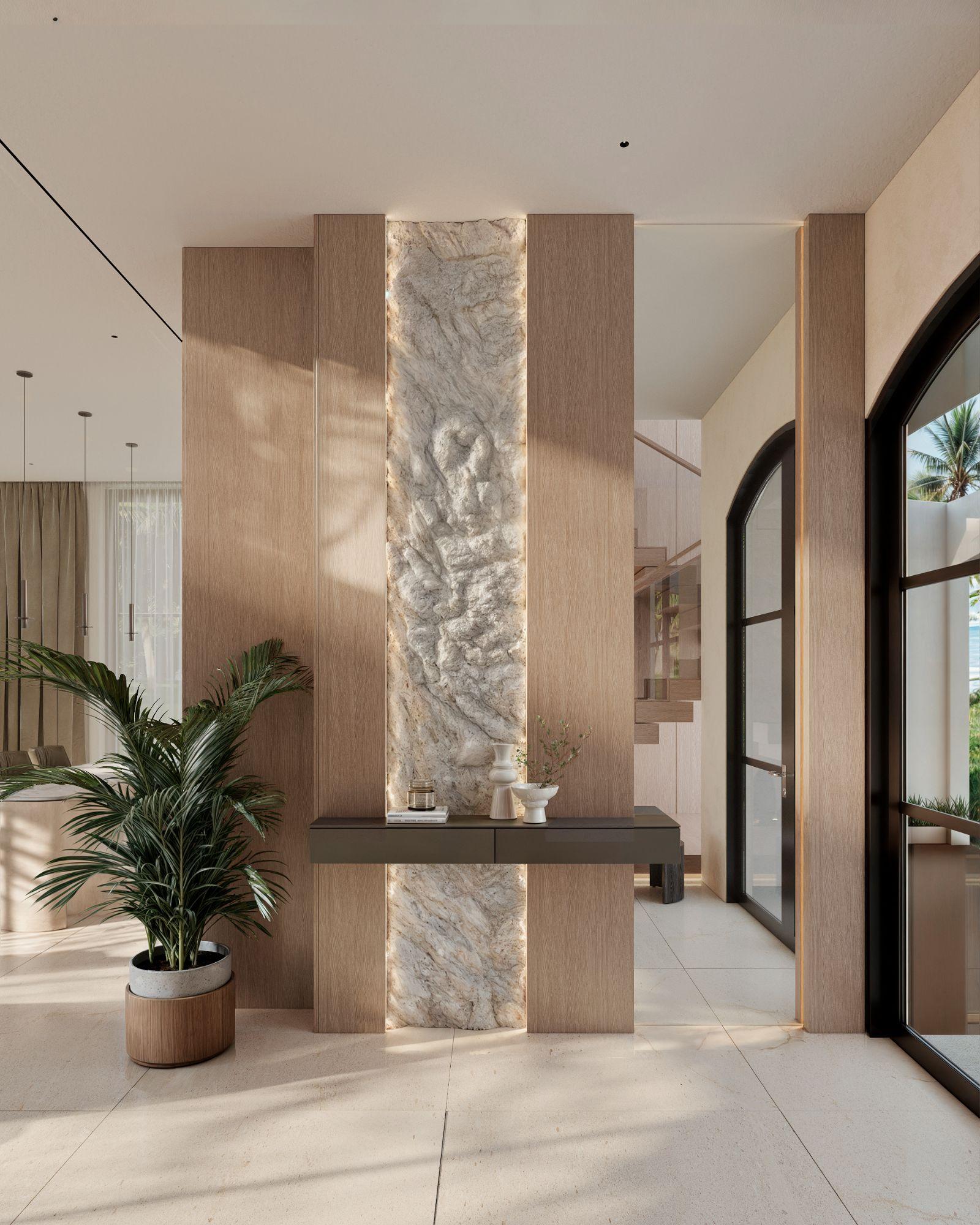 Interior view of Mediterranean Style 4 Bedroom Pool Villa at 9Nile Residences, Palai