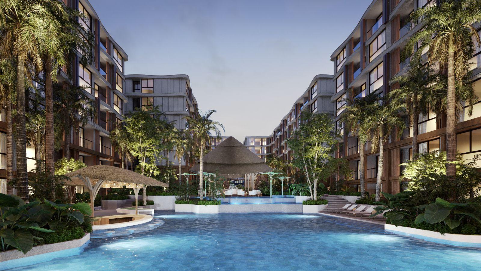 Interior view of 1 Bedroom Condo for Sale at VIP Tropika, Bangtao Beach - 6% Guaranteed Rental Return for 3 Years