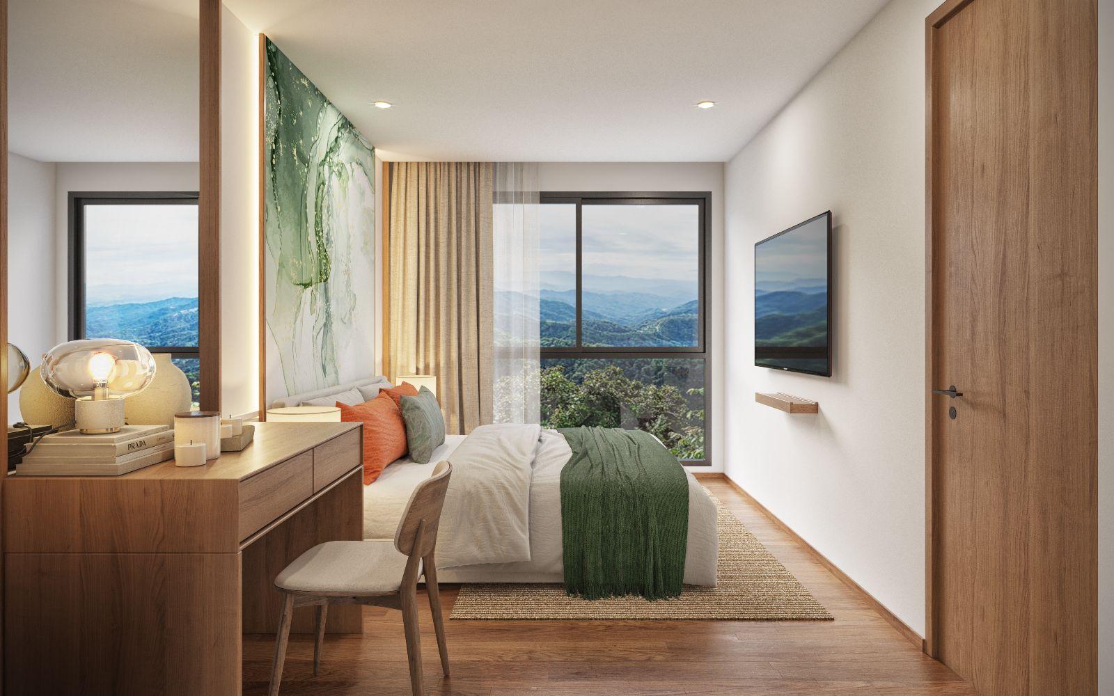 Interior view of 1 Bedroom Condo for Sale at VIP Tropika, Bangtao Beach - 6% Guaranteed Rental Return for 3 Years