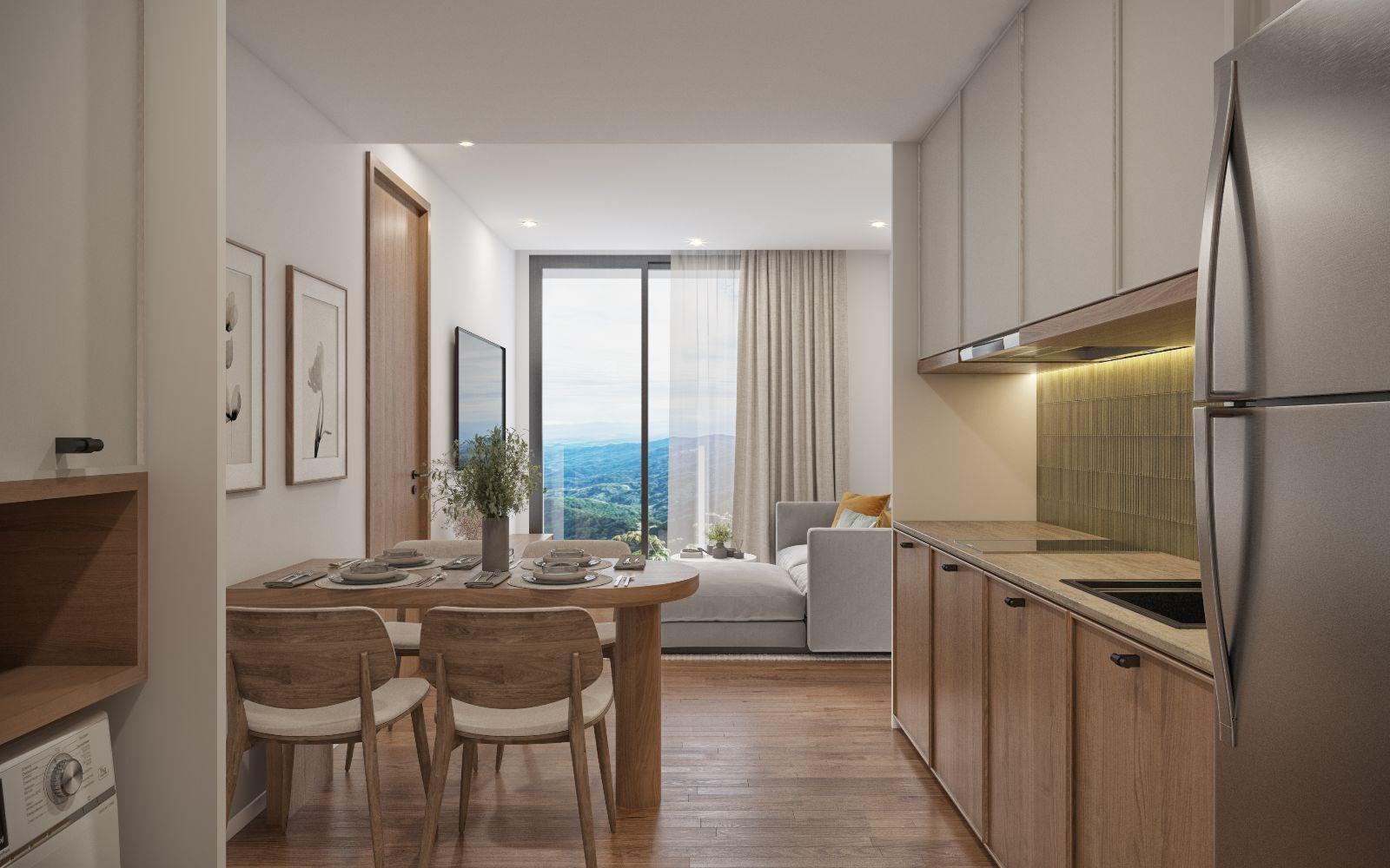 Interior view of 1 Bedroom Condo for Sale at VIP Tropika, Bangtao Beach - 6% Guaranteed Rental Return for 3 Years