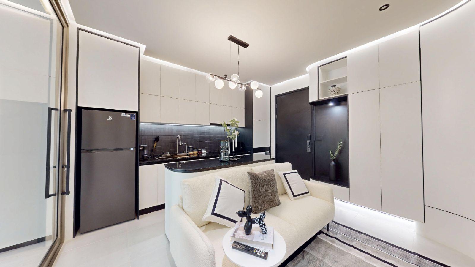 Interior view of Spacious 1-Bedroom Condo for Sale at Ever Prime Residences Karon - Sea View Options