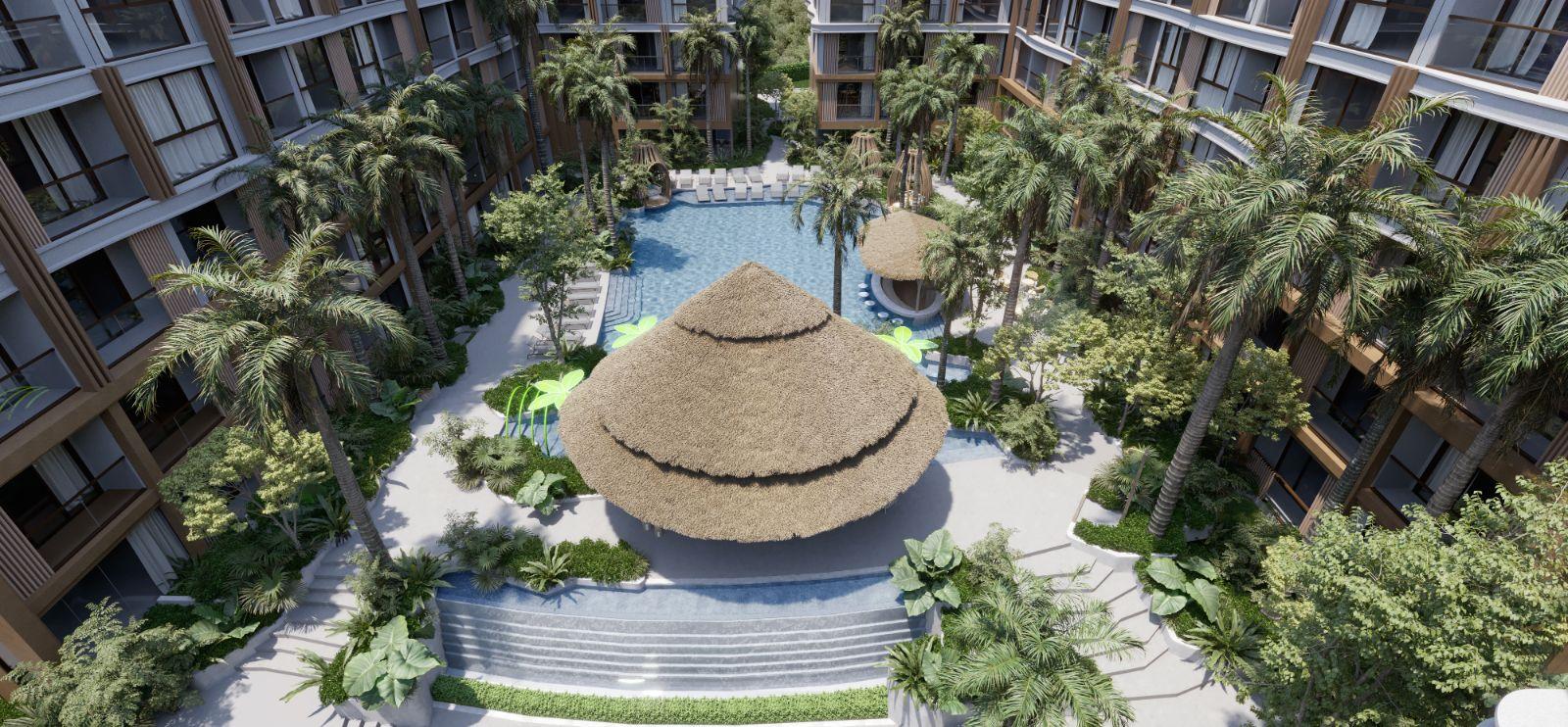 Interior view of 2 Bedroom Apartment VIP Tropika, Bangtao Beach - 6% Guaranteed Rental Return for 3 Years