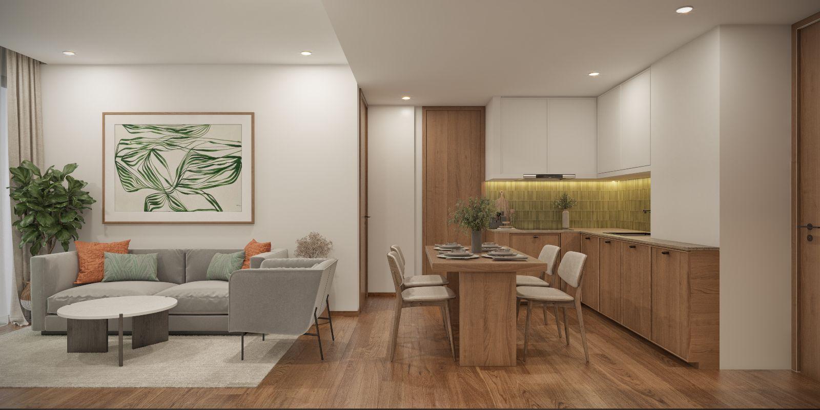Interior view of 2 Bedroom Apartment VIP Tropika, Bangtao Beach - 6% Guaranteed Rental Return for 3 Years