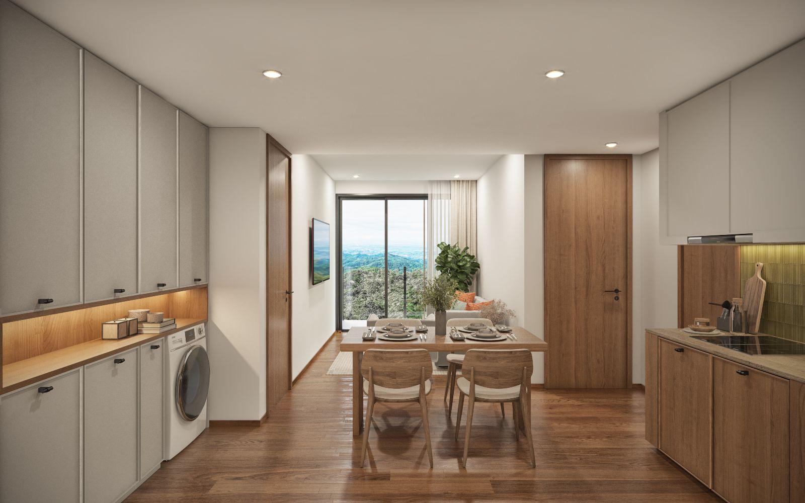 Interior view of 2 Bedroom Apartment VIP Tropika, Bangtao Beach - 6% Guaranteed Rental Return for 3 Years
