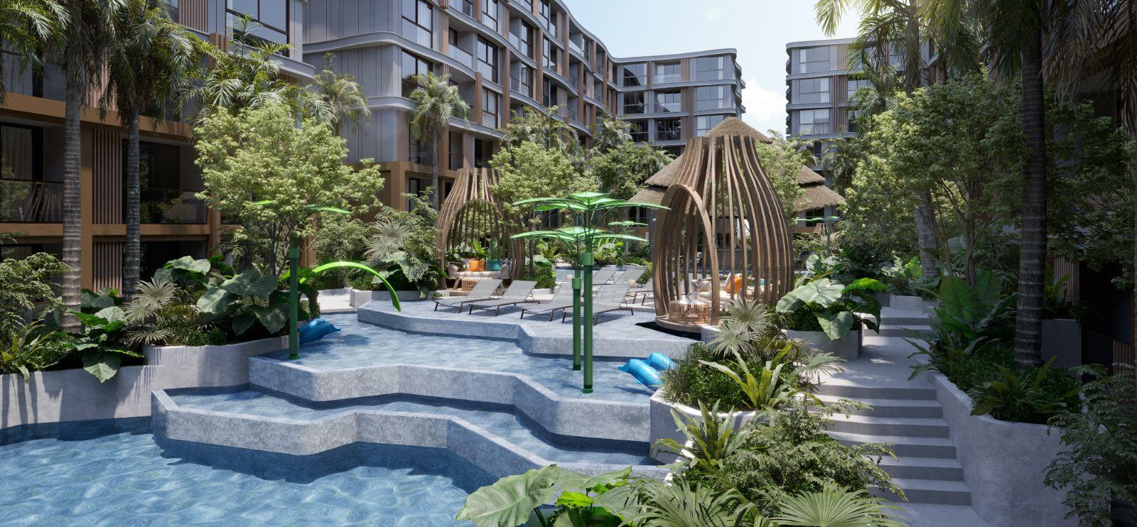 Interior view of 3 Bedroom Condo VIP Tropika, Bangtao Beach - 6% Guaranteed Rental Return for 3 Years