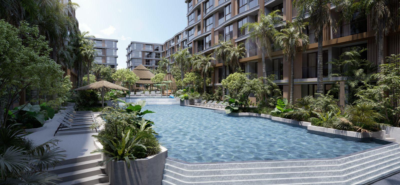 Interior view of 3 Bedroom Condo VIP Tropika, Bangtao Beach - 6% Guaranteed Rental Return for 3 Years