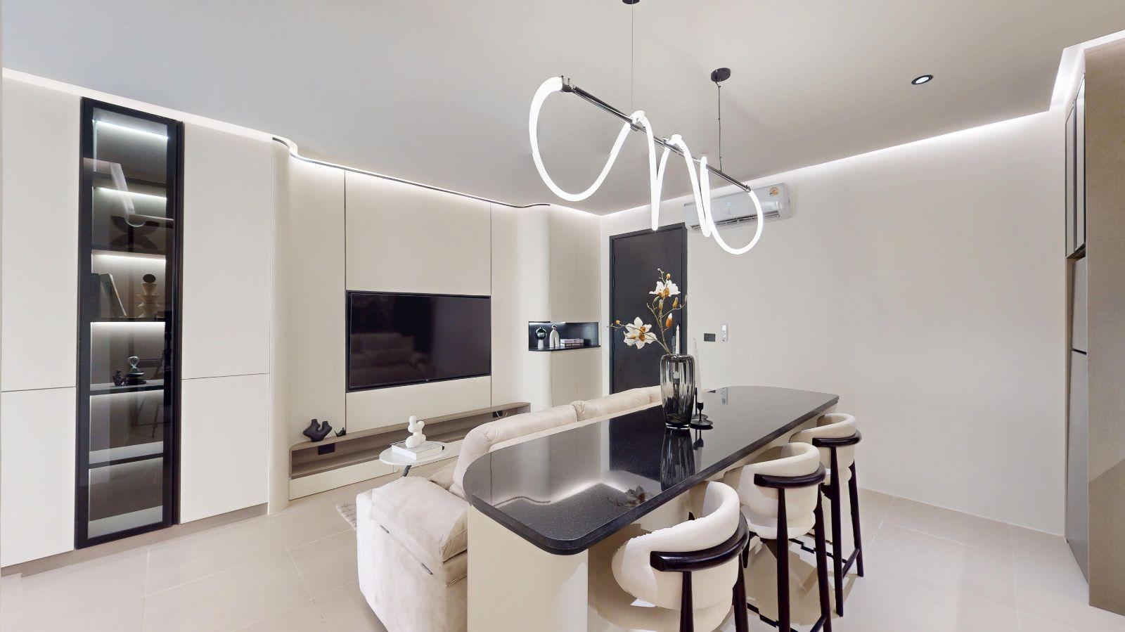 Interior view of 3 Bedroom Sea View Penthouse for Sale at Ever Prime Residences Karon - Sea View Options Available