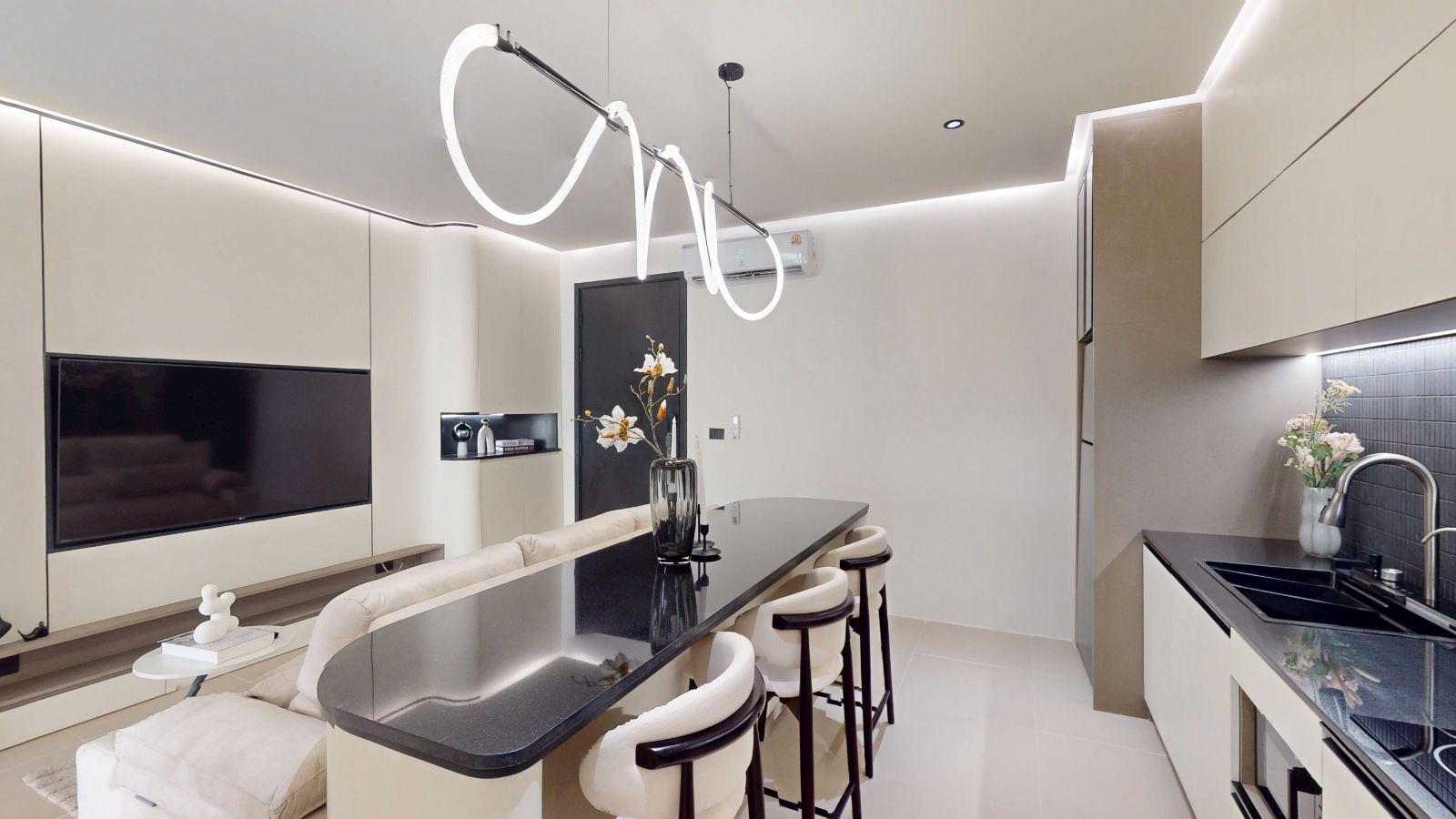 Interior view of 3 Bedroom Sea View Penthouse for Sale at Ever Prime Residences Karon - Sea View Options Available