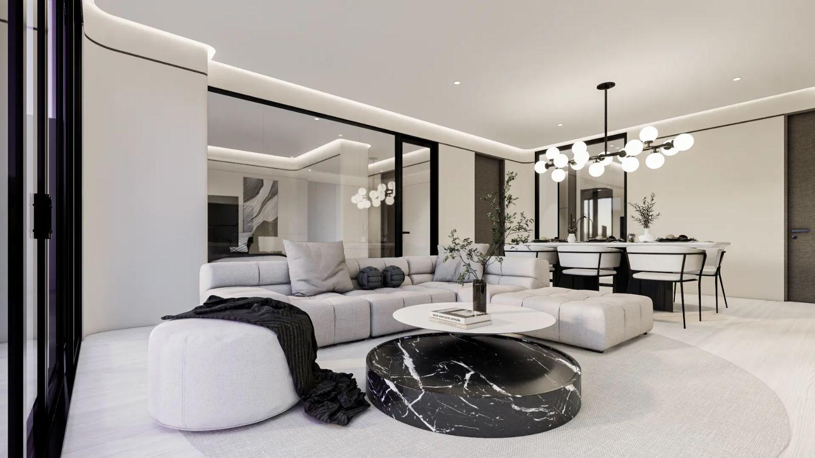 Interior view of 3 Bedroom Sea View Penthouse for Sale at Ever Prime Residences Karon - Sea View Options Available