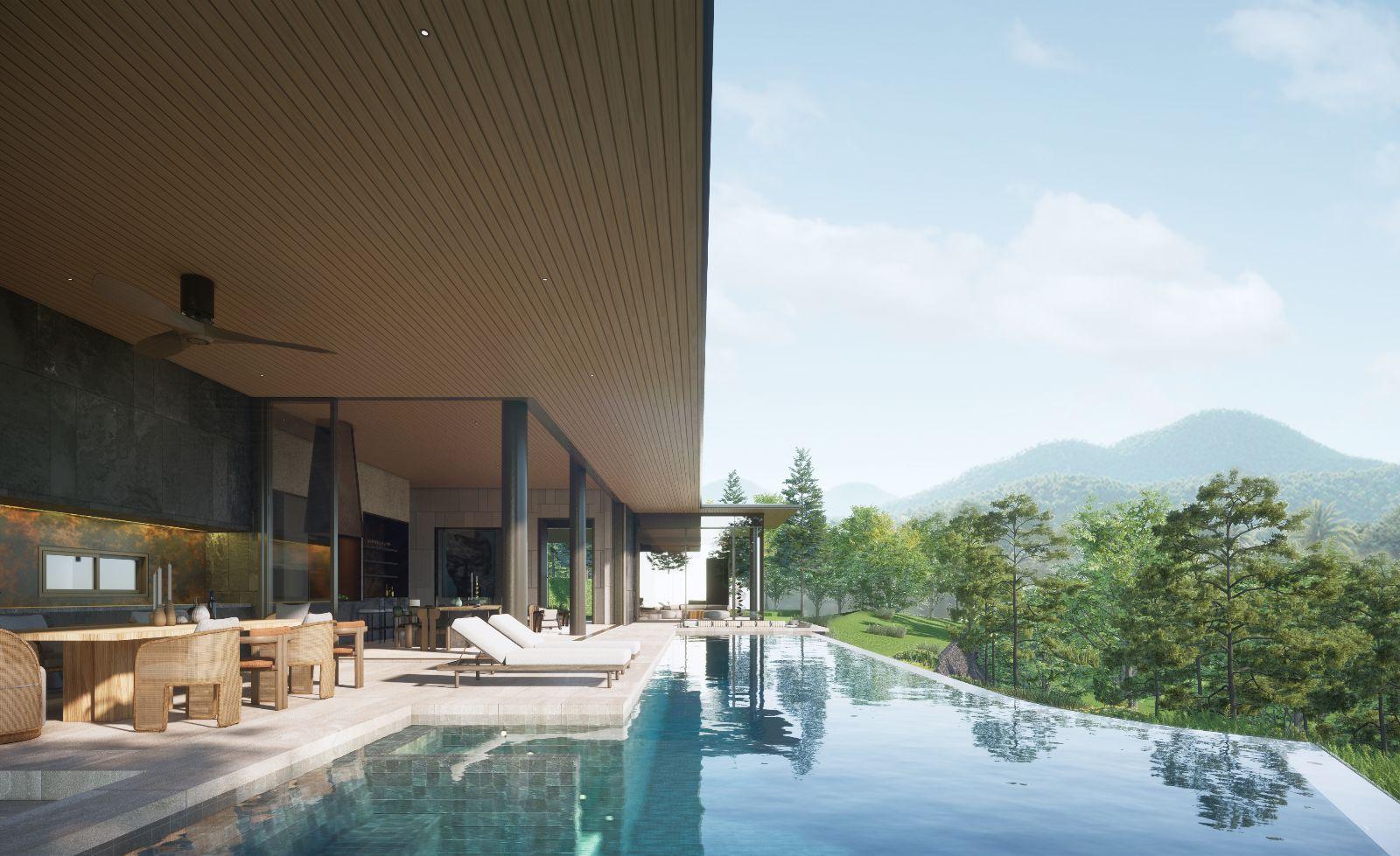 Interior view of 3 Bedroom Astonishing Mountain View Aeris Type Anann Villas at Mira Valley