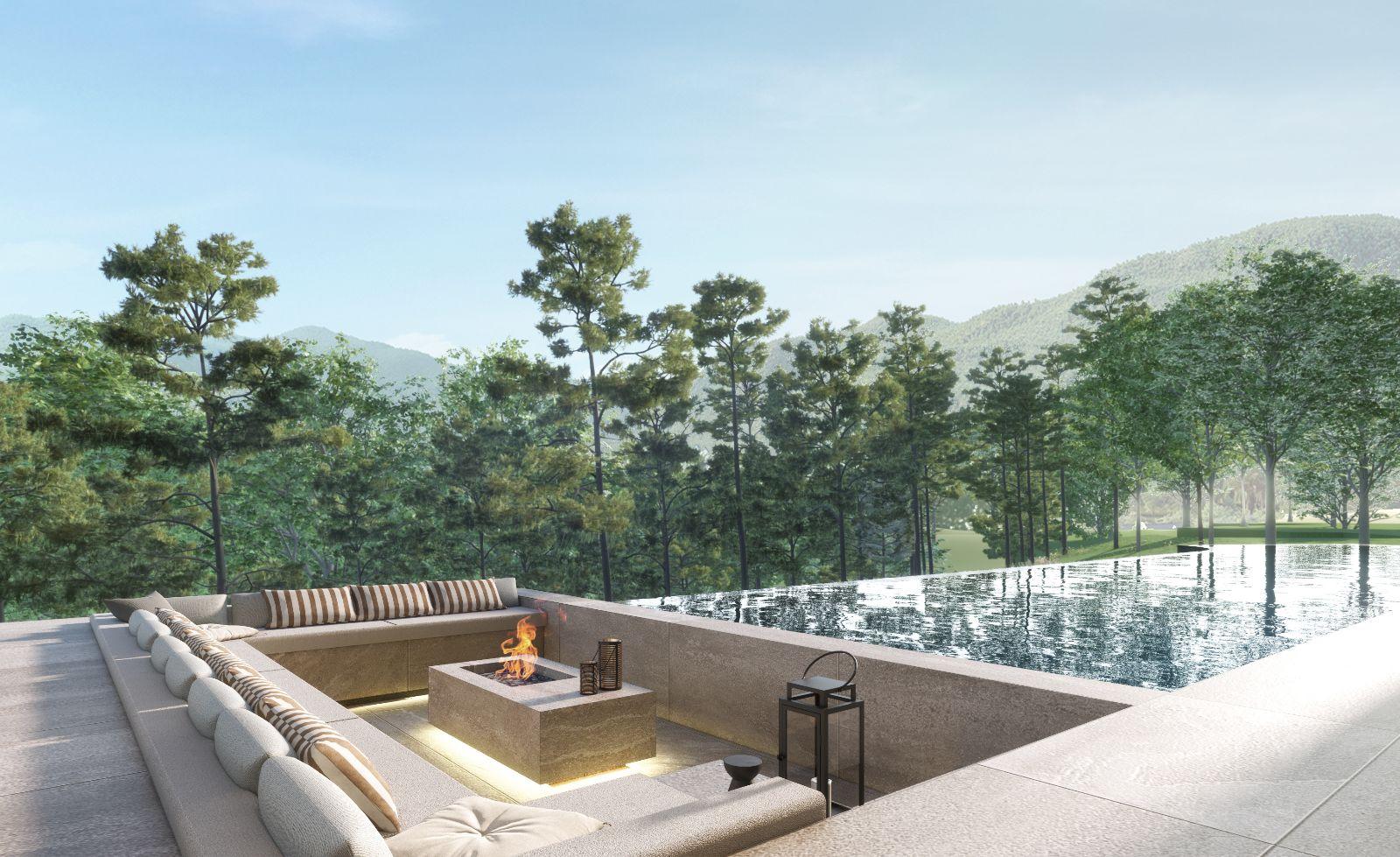 Interior view of 3 Bedroom Astonishing Mountain View Aeris Type Anann Villas at Mira Valley