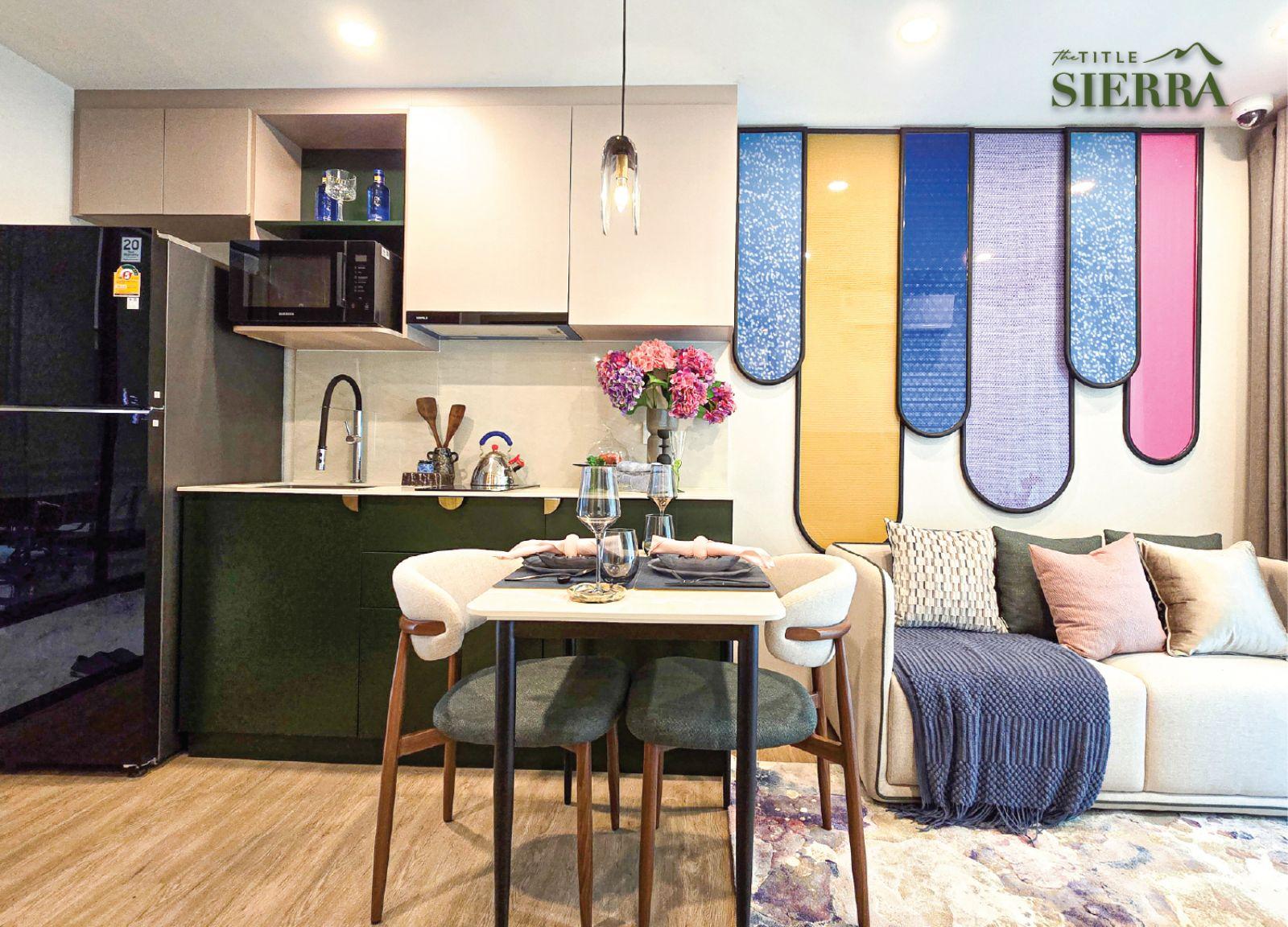 Interior view of Modern 1 Bedroom Title Sierra Condo for Sale, Bangtao Beach