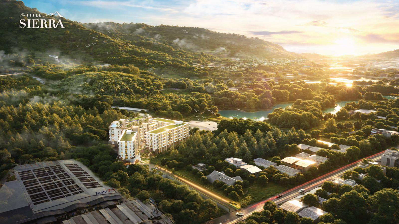 Interior view of Modern 1 Bedroom Title Sierra Condo for Sale, Bangtao Beach
