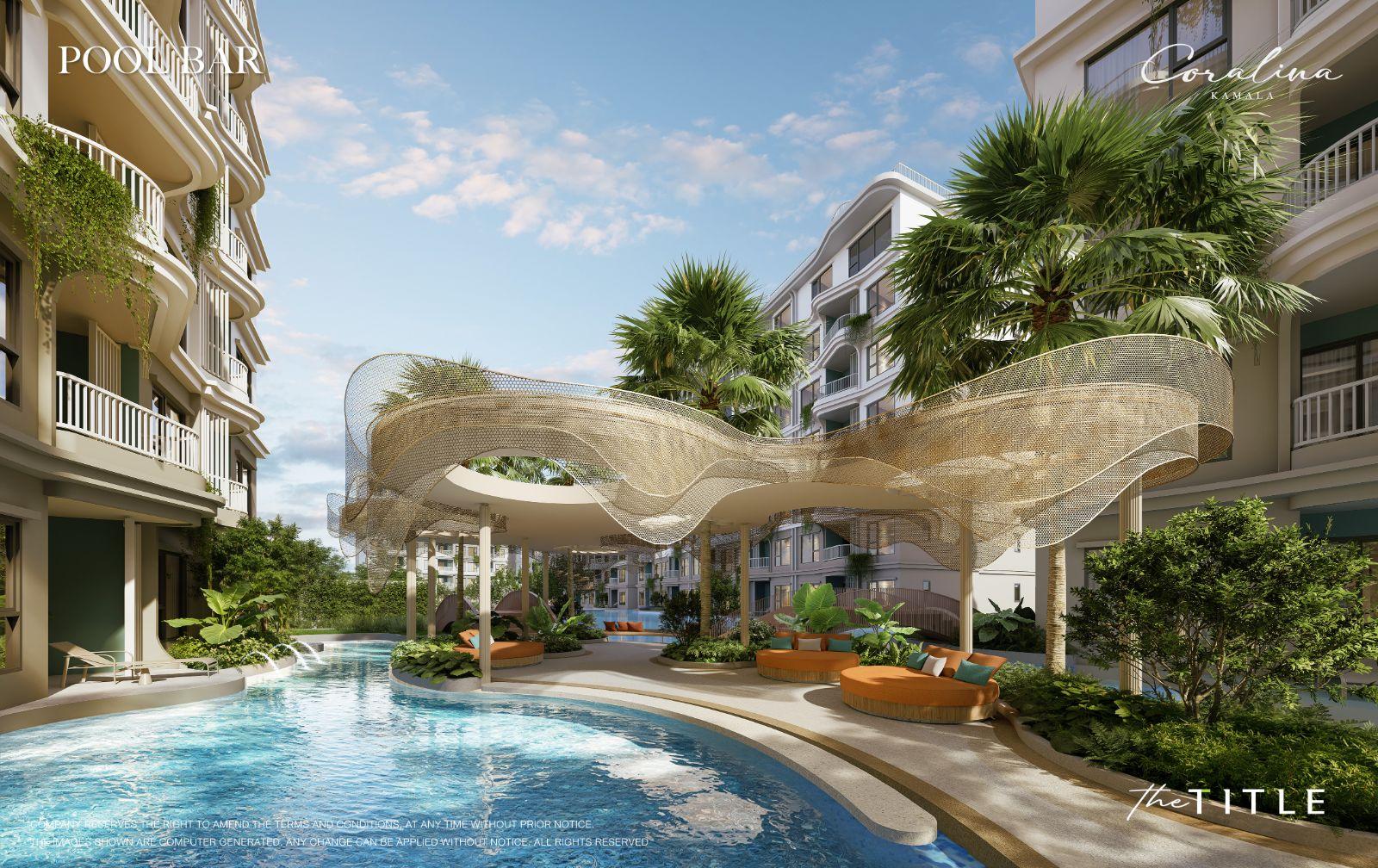 Interior view of 2 Bedroom Modern Penthouse Apartment for Sale at Title Coralina, Kamala