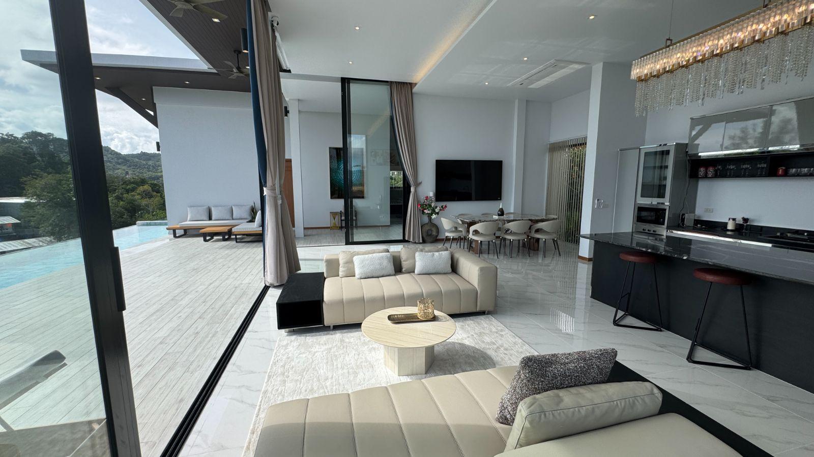 Interior view of 5 Bedroom Brand New Modern Villa in Ocean Hills Phuket - Type C