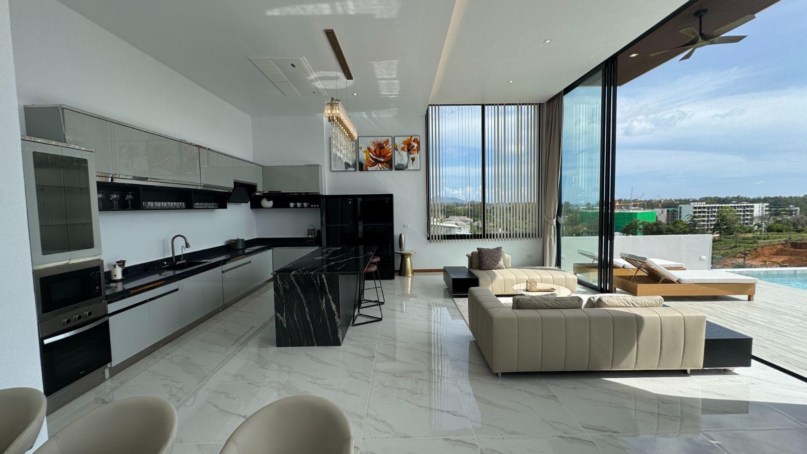 Interior view of 5 Bedroom Brand New Modern Villa in Ocean Hills Phuket - Type C