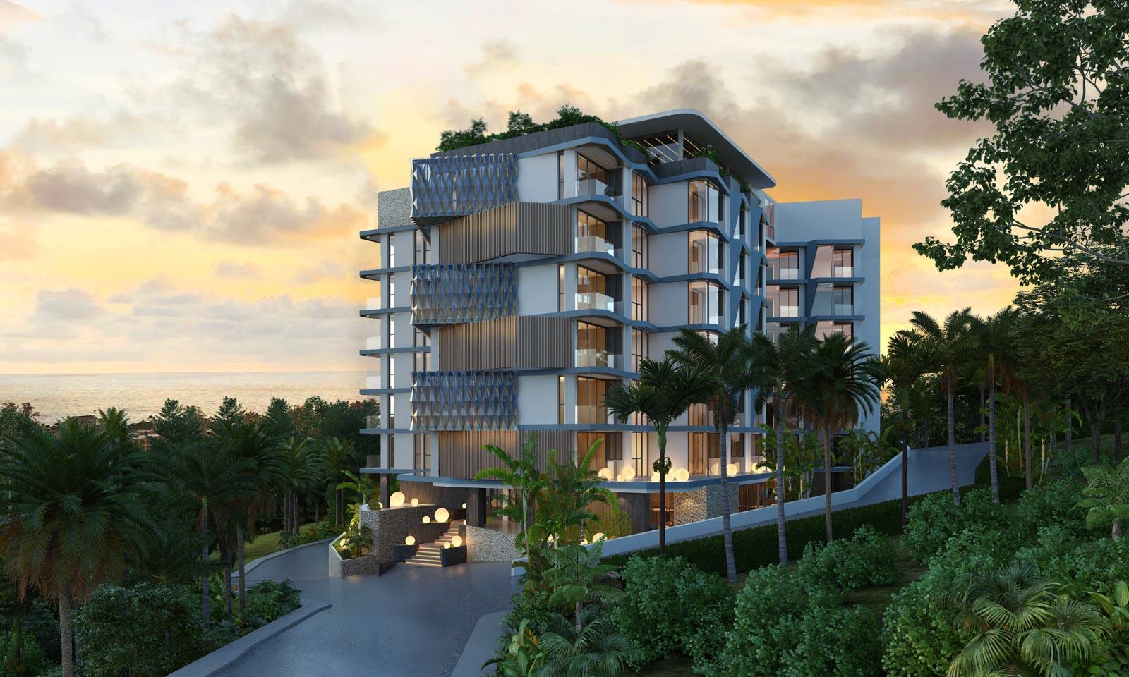 Exterior view of Studio Kata Beach Condo in Ashiyana Heights - Mountain View