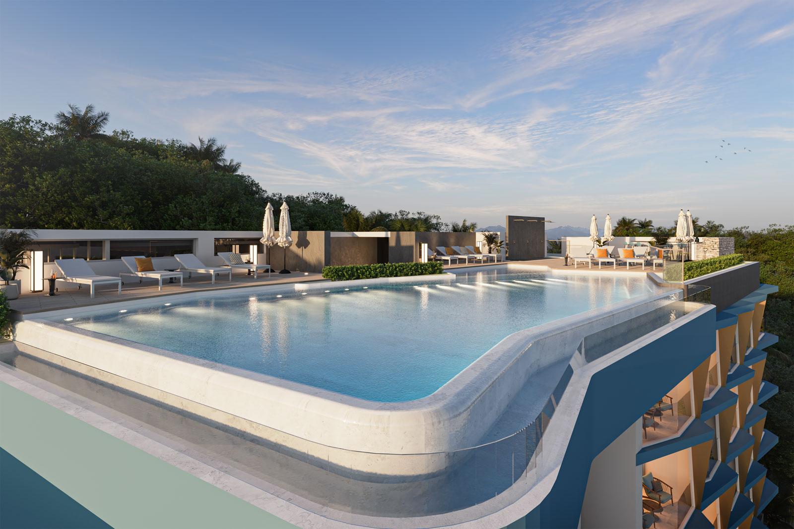 Exterior view of Studio Kata Beach Condo in Ashiyana Heights - Mountain View