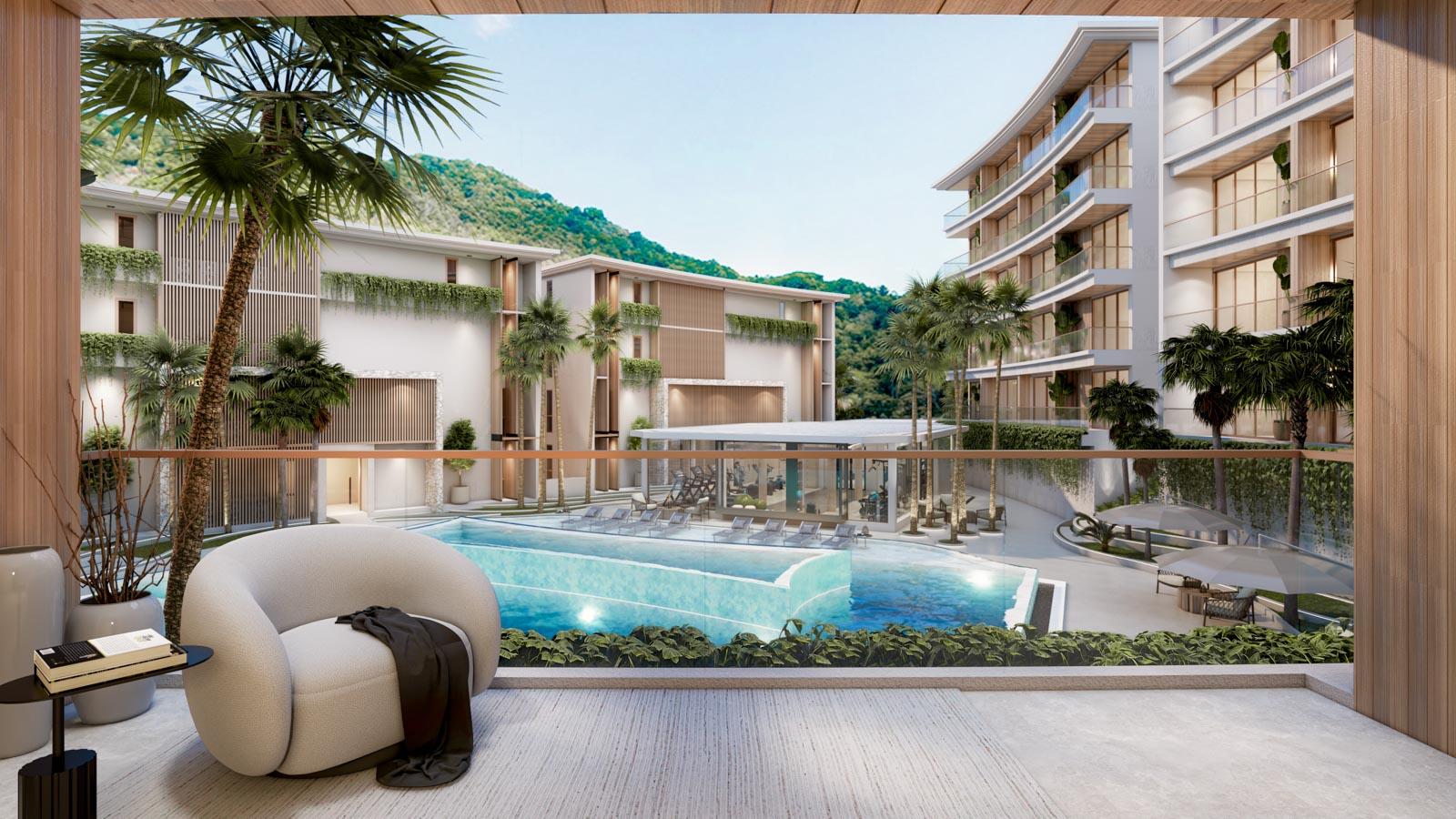 2-Bedroom Phuket Hotel Investment Residence - The Trees Residence Bangtao Beach - Photo 15