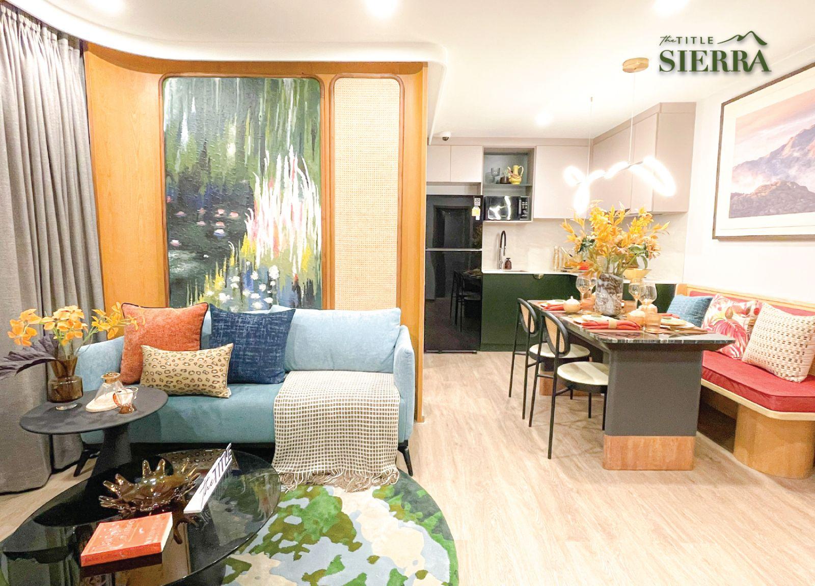 Interior view of Large 1 Bedroom Apartment for Sale at Title Sierra, Bangtao Beach