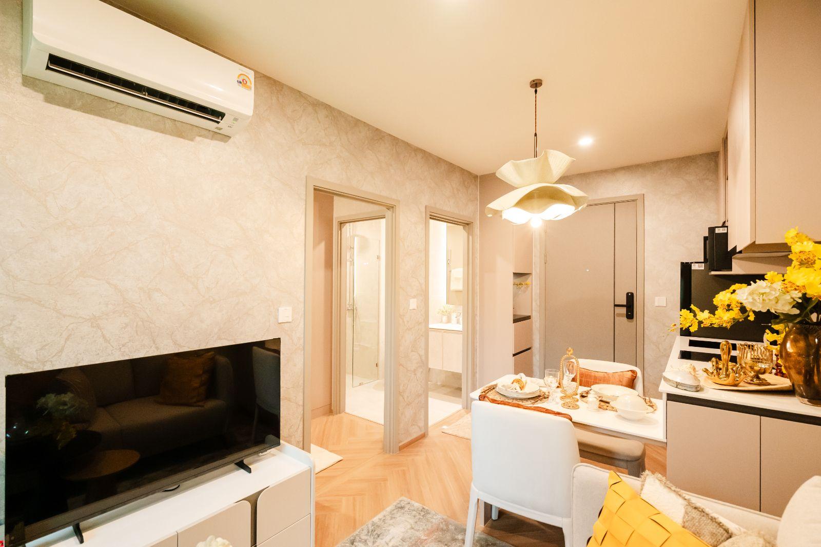 Interior view of Large 1 Bedroom Contemporary Condo for Sale at Title Coralina, Kamala