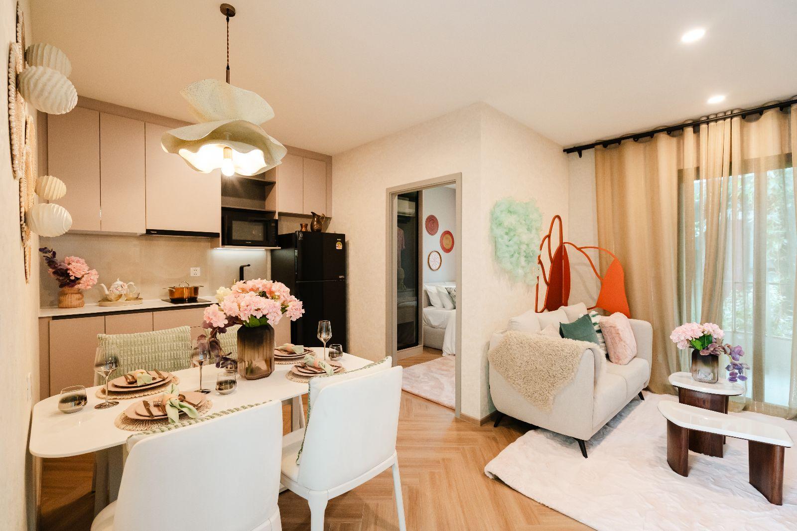 Interior view of Large 1 Bedroom Contemporary Condo for Sale at Title Coralina, Kamala