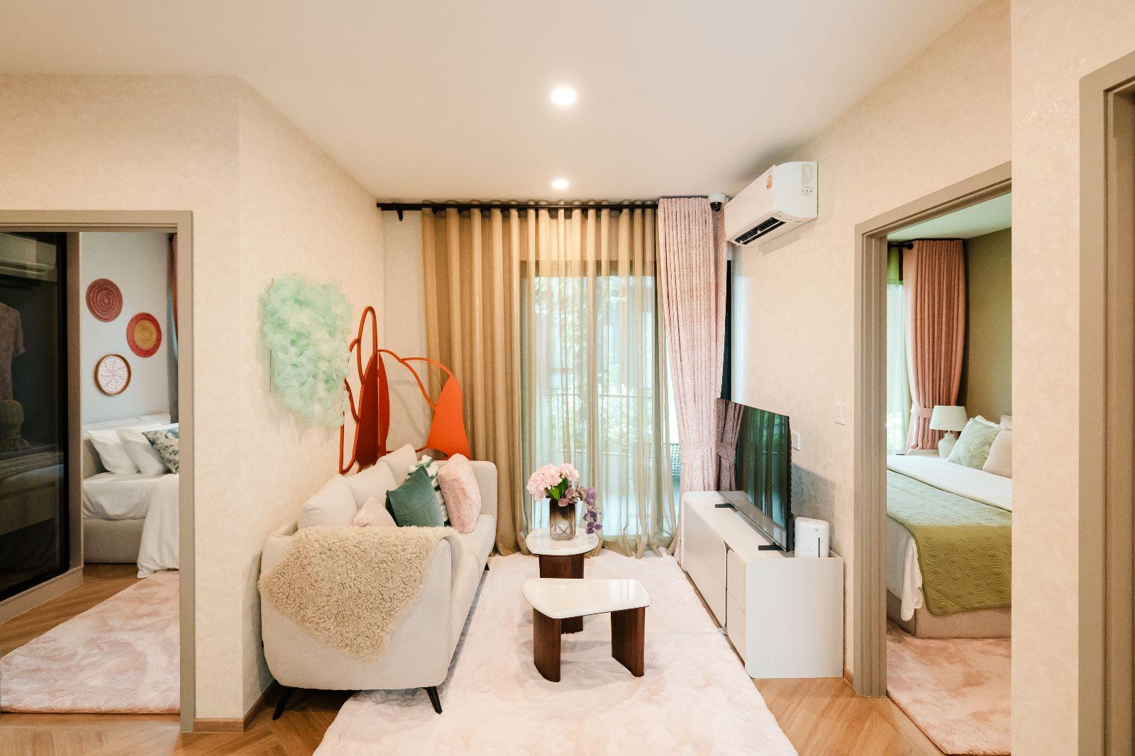 Interior view of Large 1 Bedroom Contemporary Condo for Sale at Title Coralina, Kamala