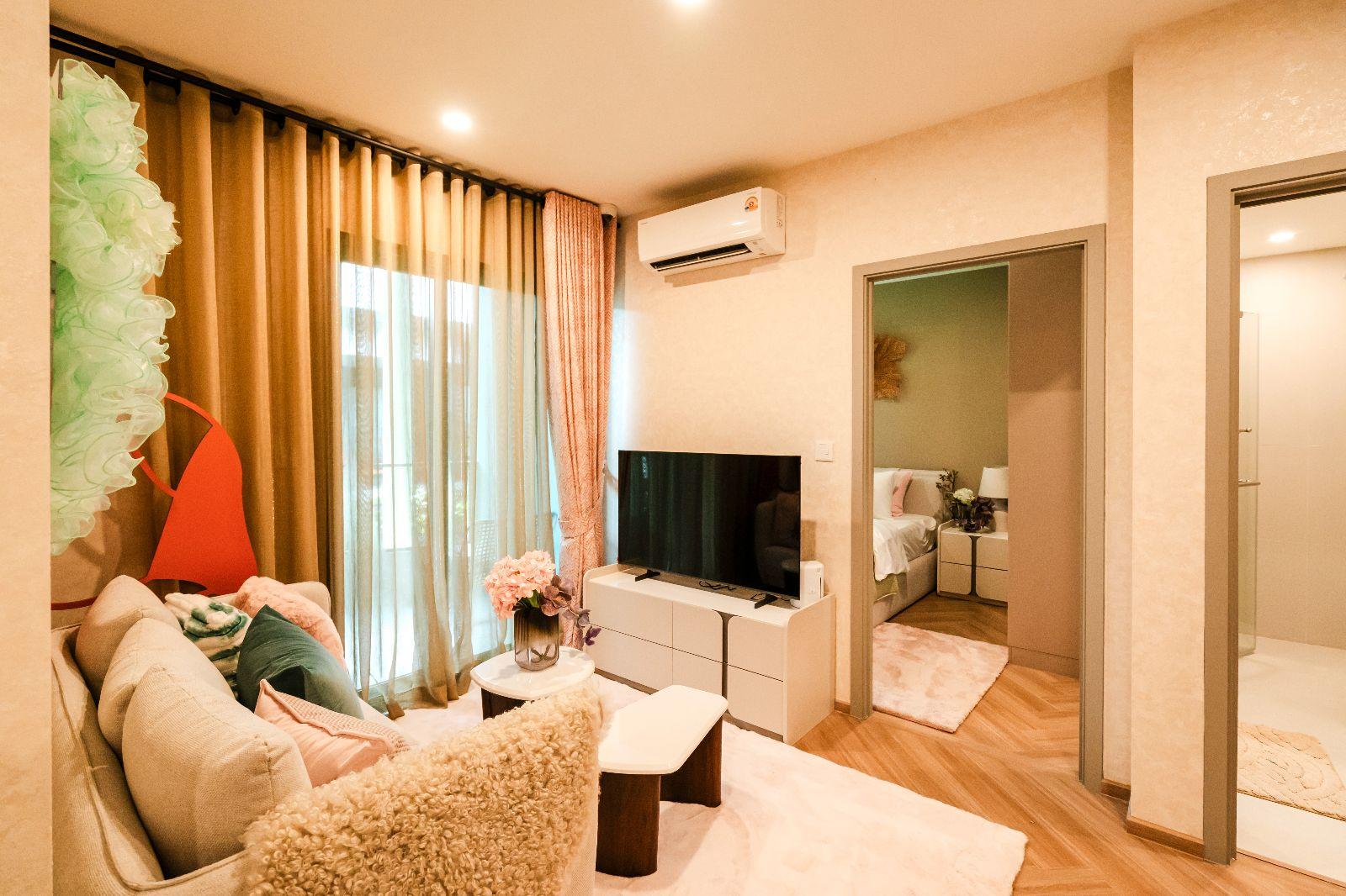 Interior view of Large 1 Bedroom Contemporary Condo for Sale at Title Coralina, Kamala