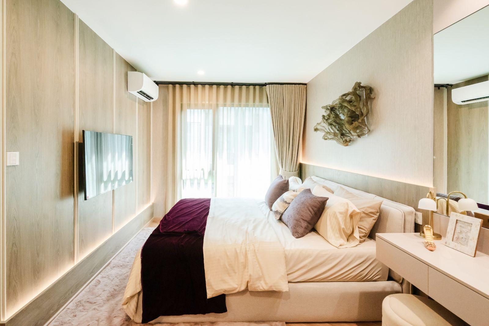 Interior view of Large 2 Bedroom Modern Condo for Sale at Title Coralina, Kamala