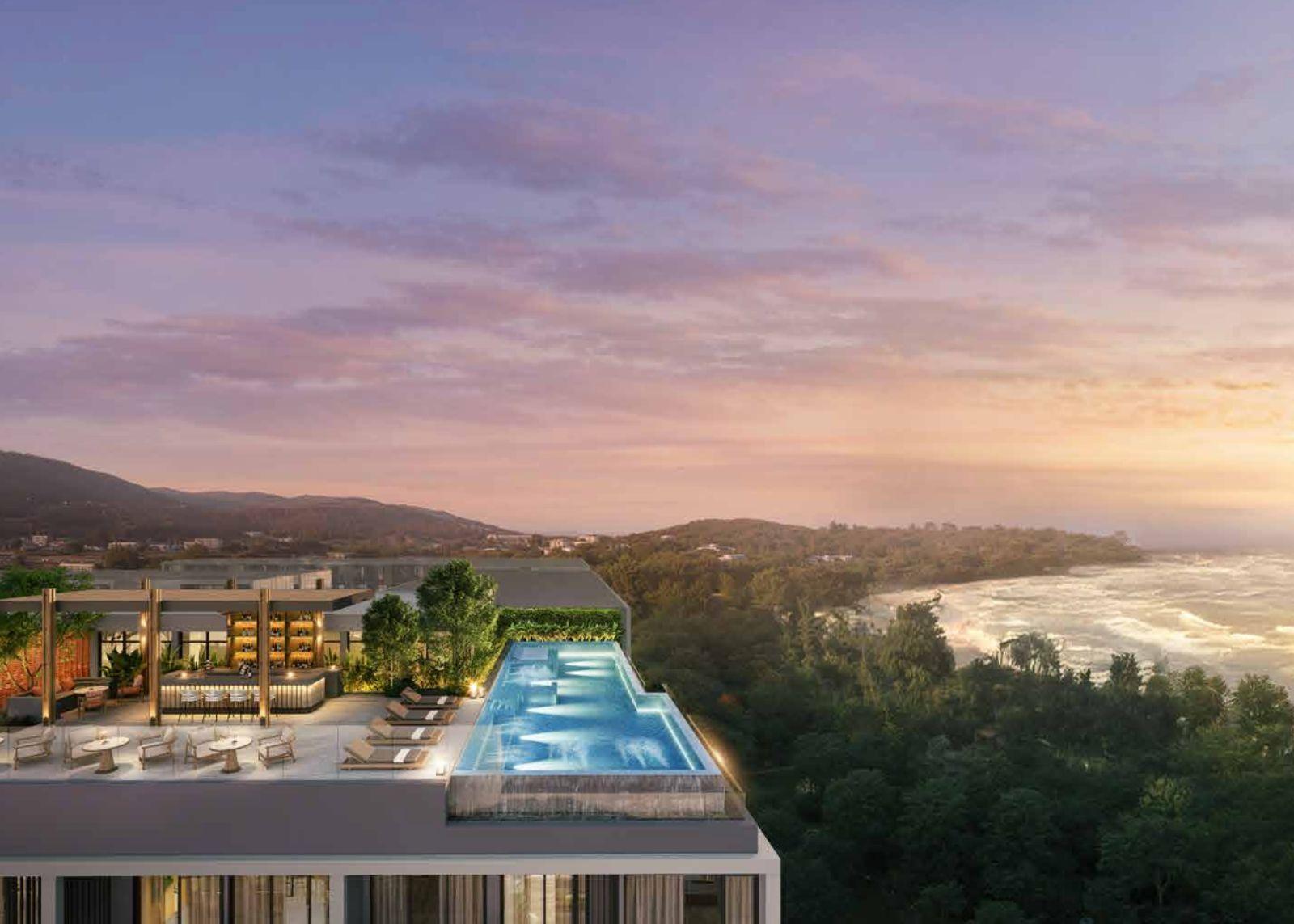 Interior view of 2 Bedroom Penthouse for Sale at Origin Residences, Walking Distance to the Beach