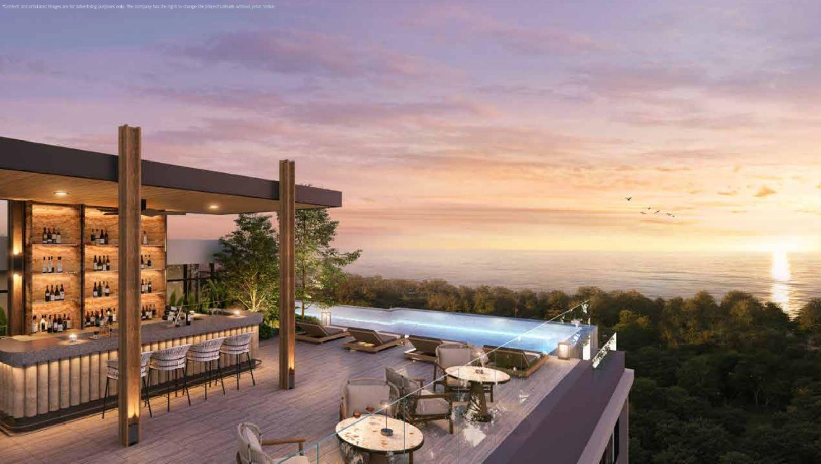 Interior view of 2 Bedroom Penthouse for Sale at Origin Residences, Walking Distance to the Beach