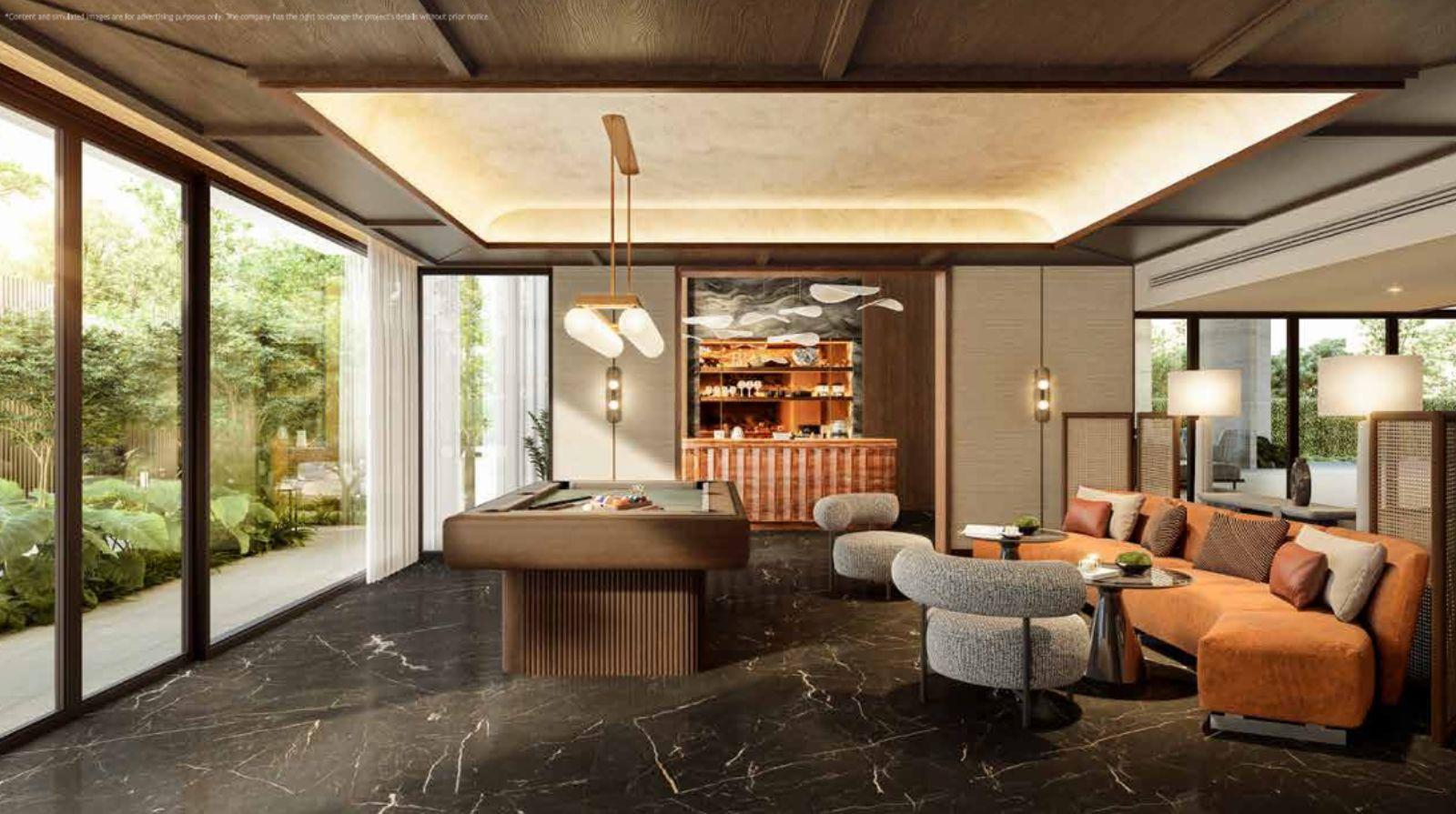 Interior view of Two Bedroom Condo for Sale at Origin Residences, Walking Distance to the Beach