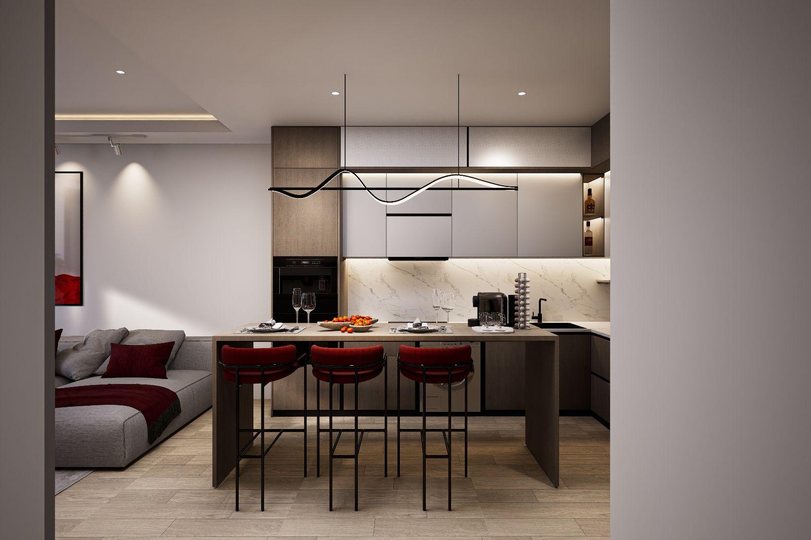 Interior view of 2 Bedroom Apartment for Sale at Wallaya Residences, Naiharn