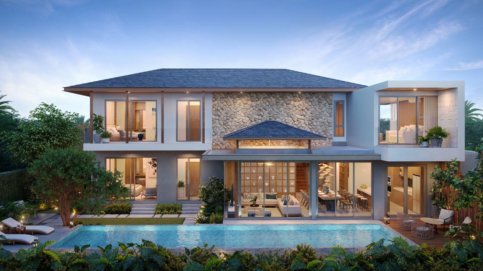 Interior view of 5 Bedroom Modern Luxurious Villas for Sale at Vana Anda, Bangtao